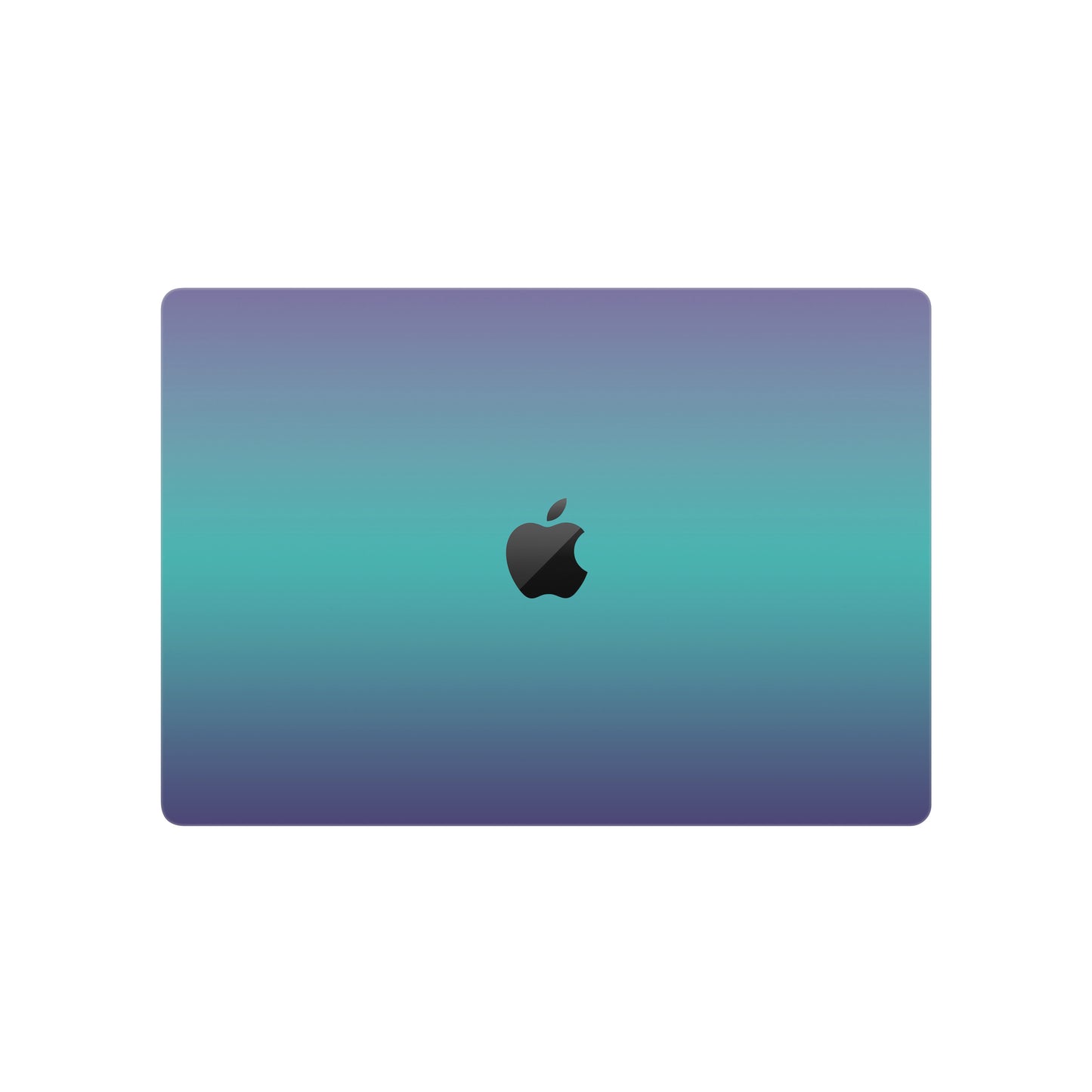 Folie de protectie MacBook Pro 16" M2 (2022), eSkins Unique, Skin Cameleon Turcoaz-Lavanda