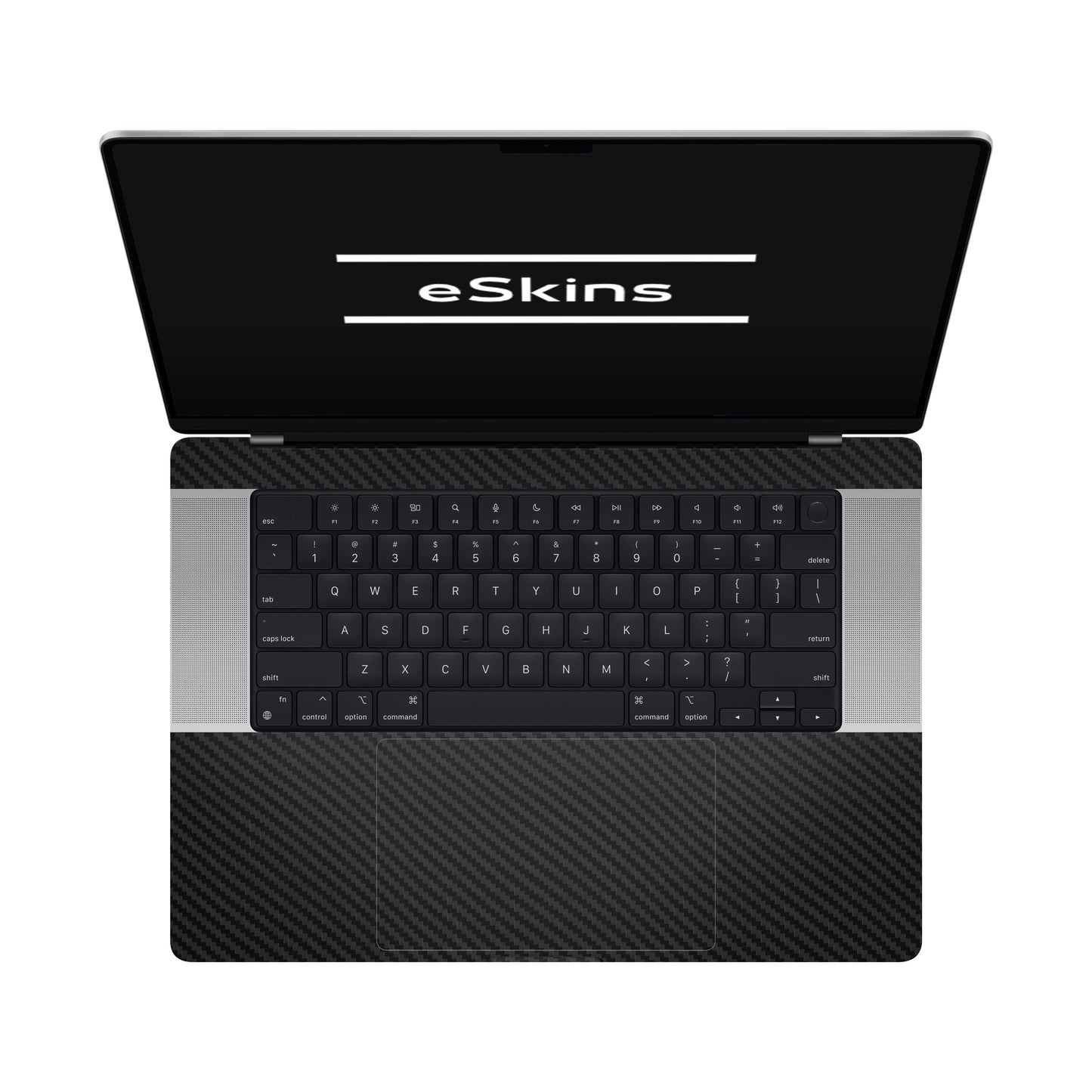 Skin MacBook Pro 16" M3 (2023), Carbon 3D Black