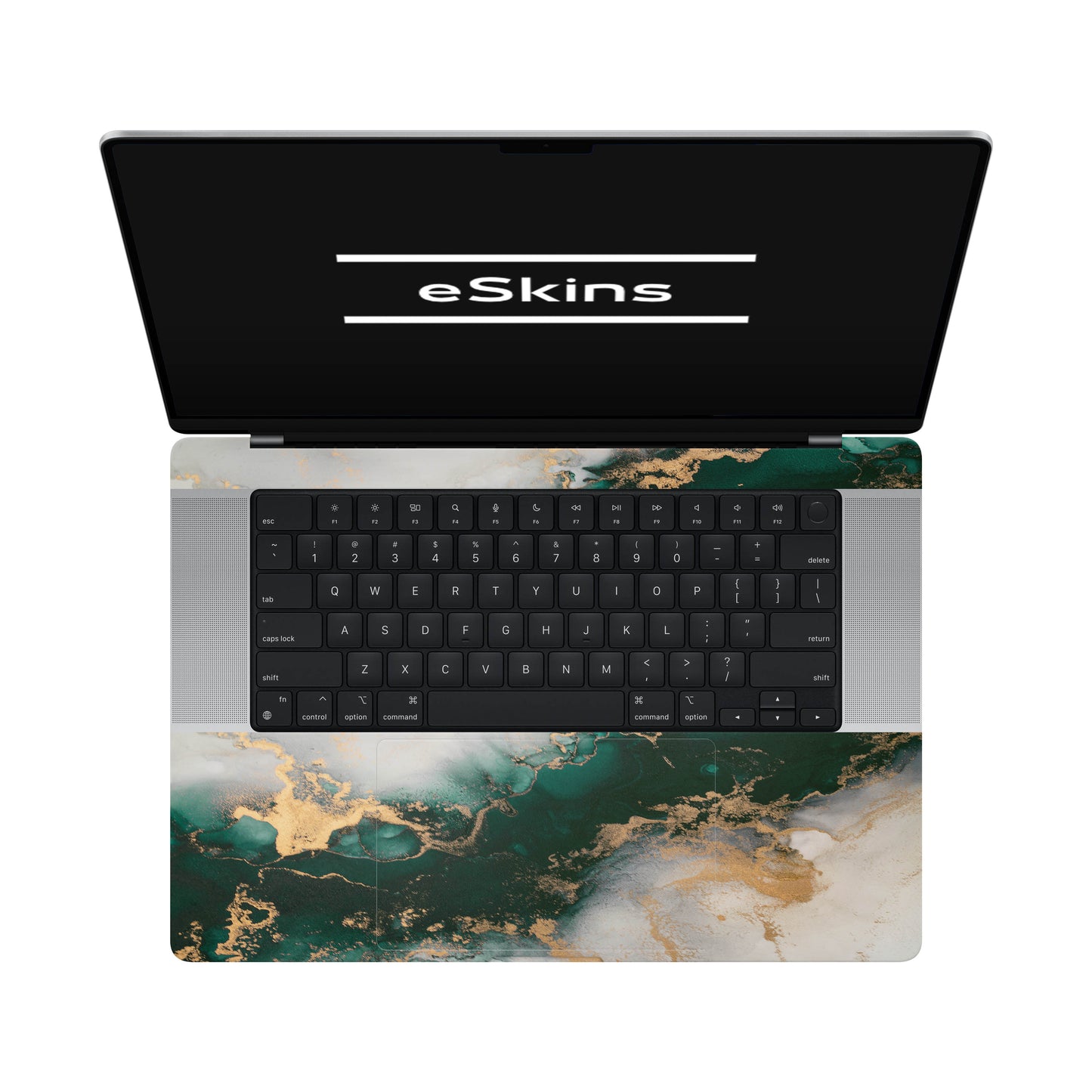 Folie de protectie MacBook Pro 16" M3 (2023), eSkins Signature, Forest Mist