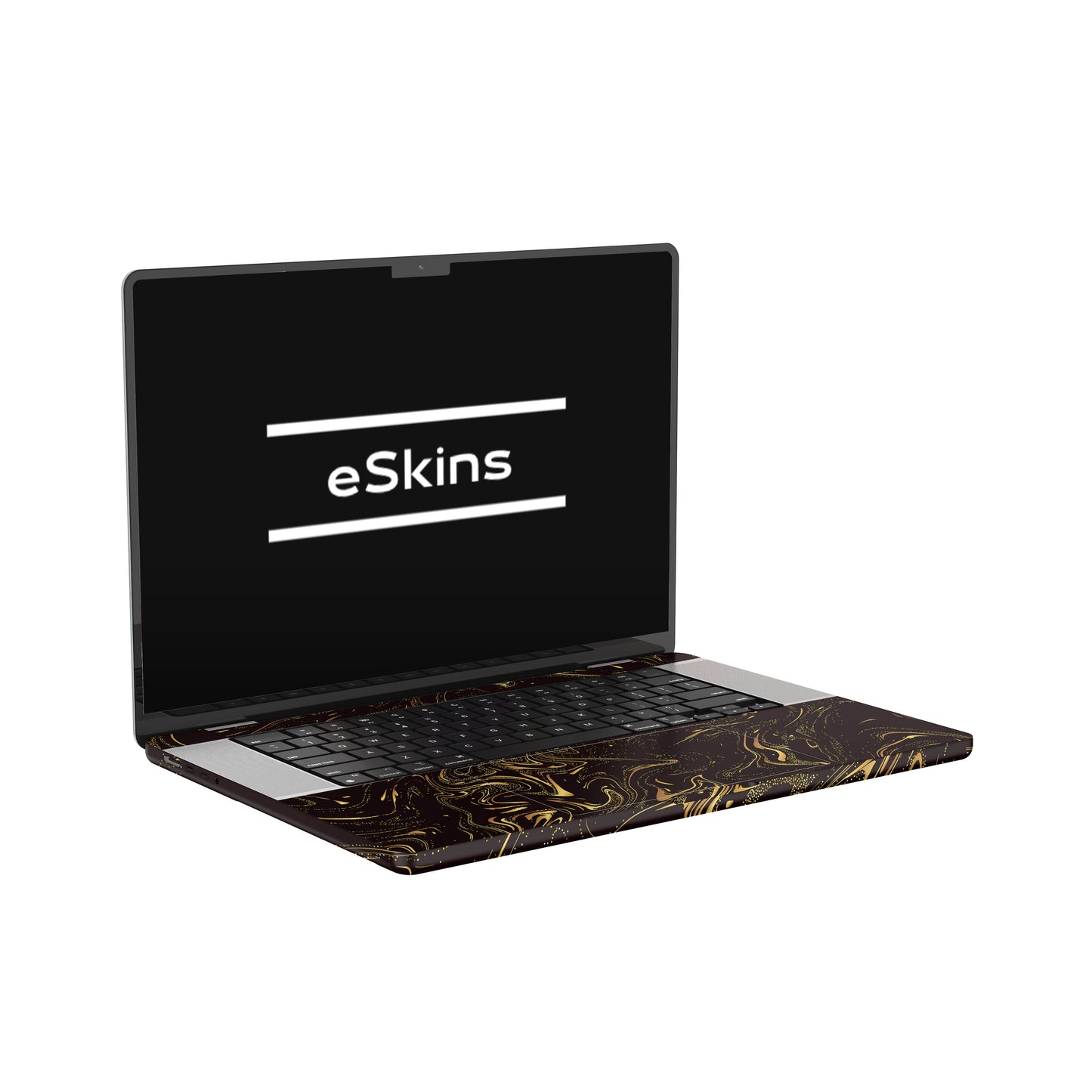 Folie de protectie MacBook Pro 16" M3 (2023), eSkins Signature, Golden Noir