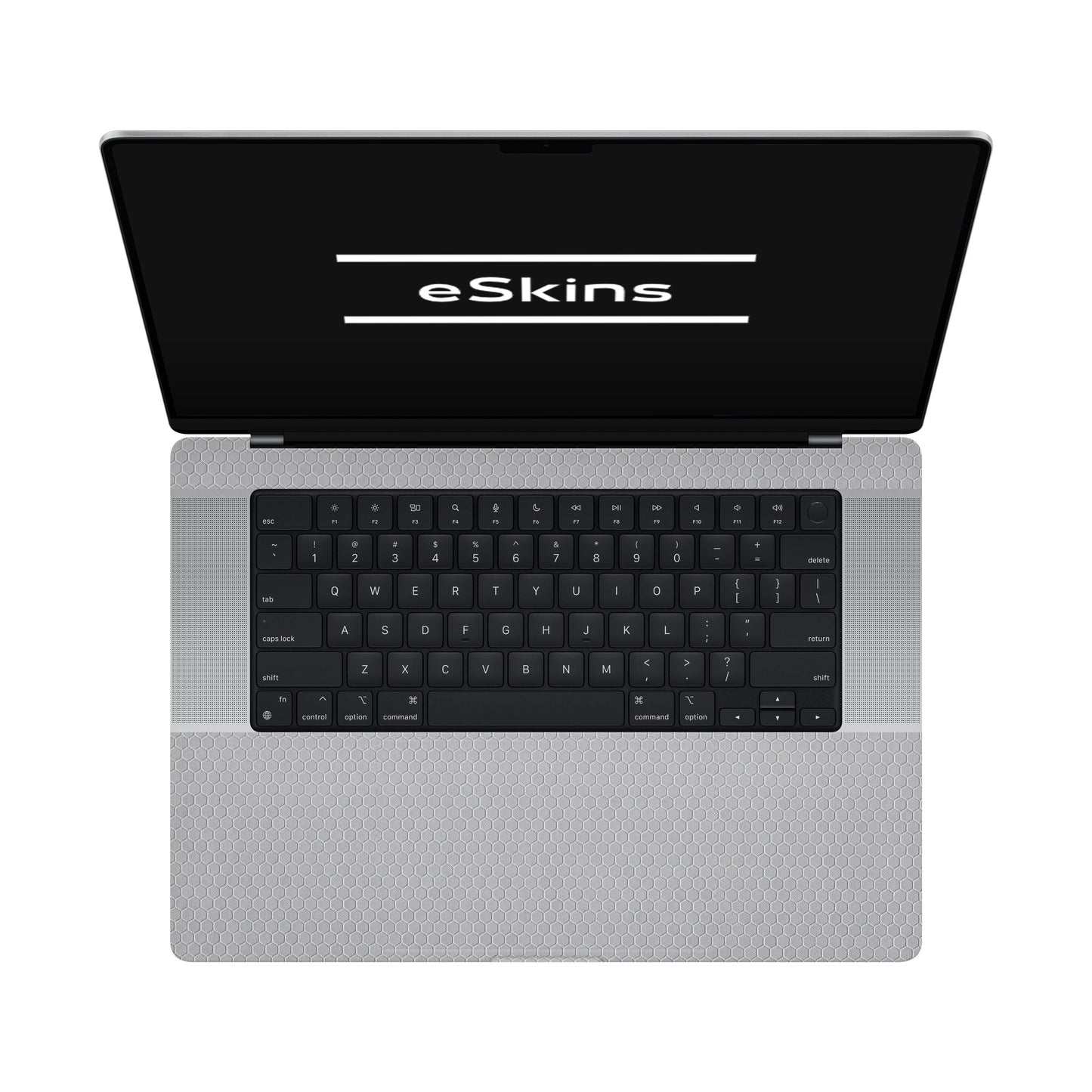 Skin MacBook Pro 16" M3 (2023), Honeycomb 3D Grey