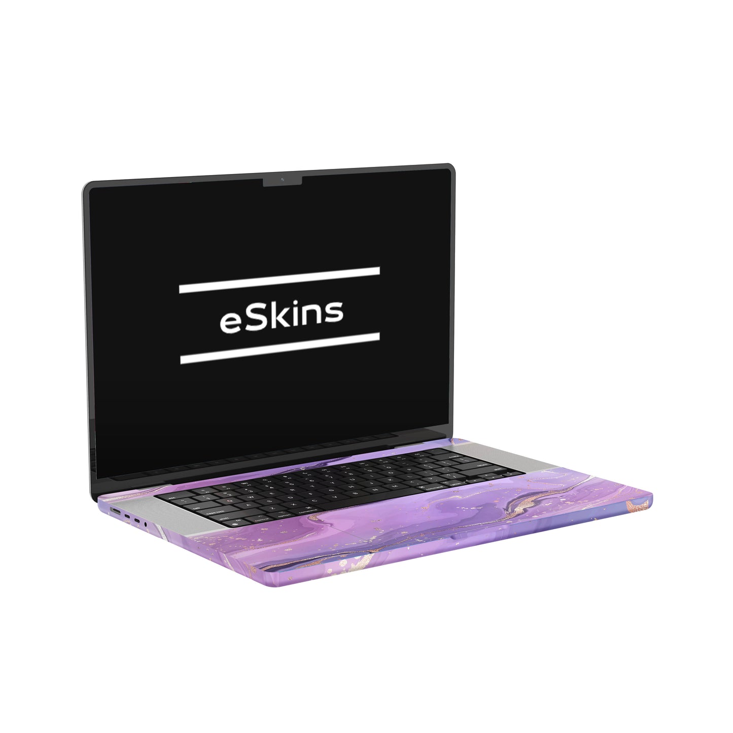 Folie de protectie MacBook Pro 16" M3 (2023), eSkins Signature, Skin Lavender Swirl