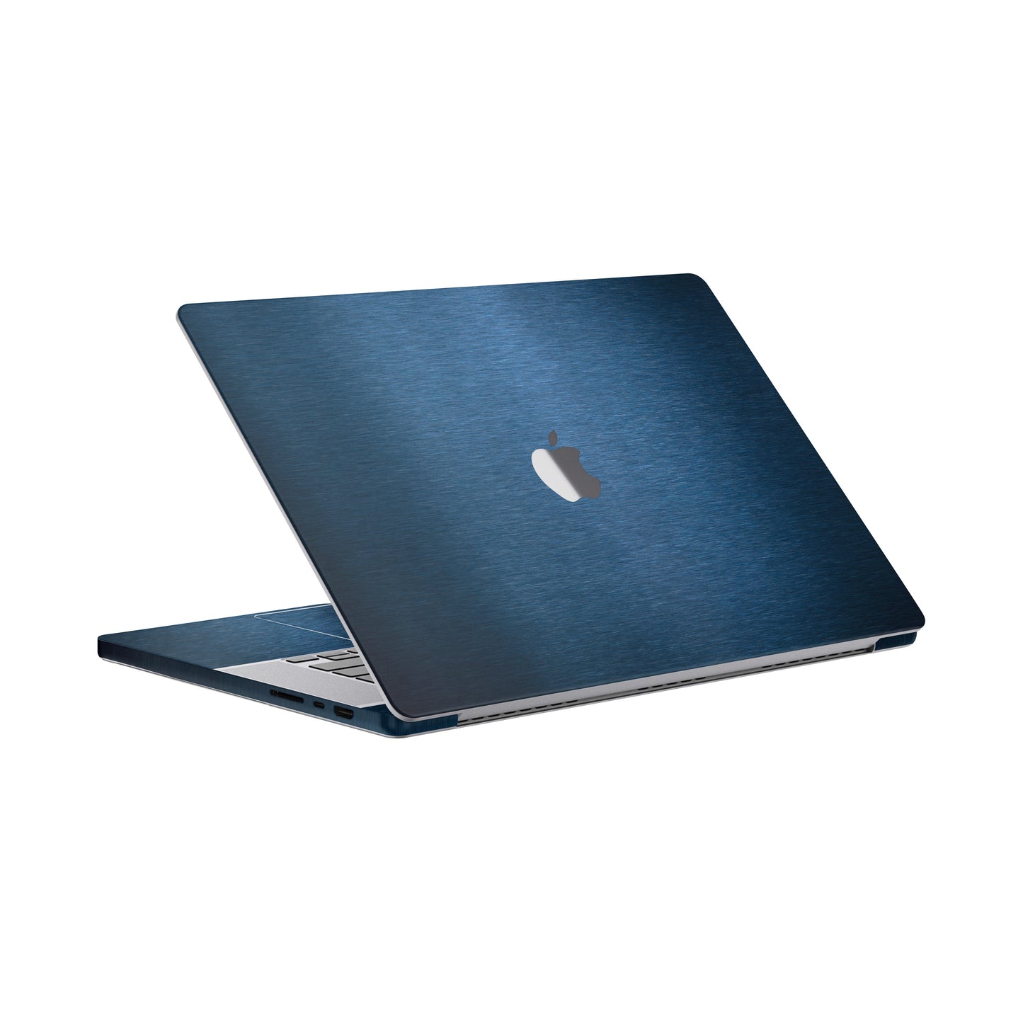 Folie de protectie MacBook Pro 16" M3 (2023), eSkins Elegans, Skin Metalic Albastru