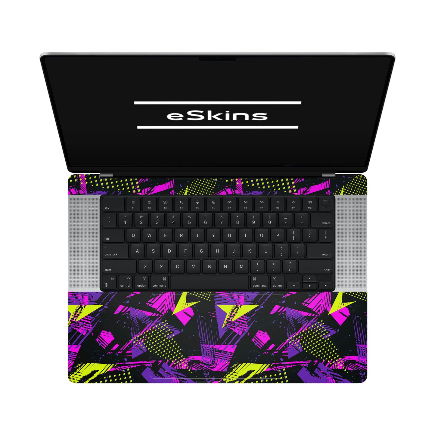 Folie de protectie MacBook Pro 16" M3 (2023), eSkins Signature, Skin Urban Graffiti