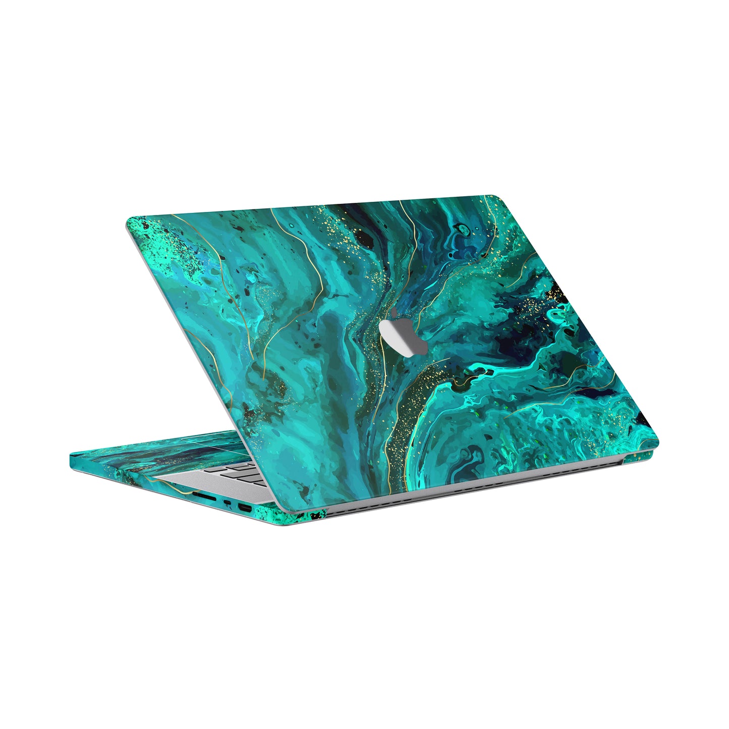 Folie de protectie MacBook Pro 16" M4 (2024), eSkins Signature, Skin Celestial Lagoon