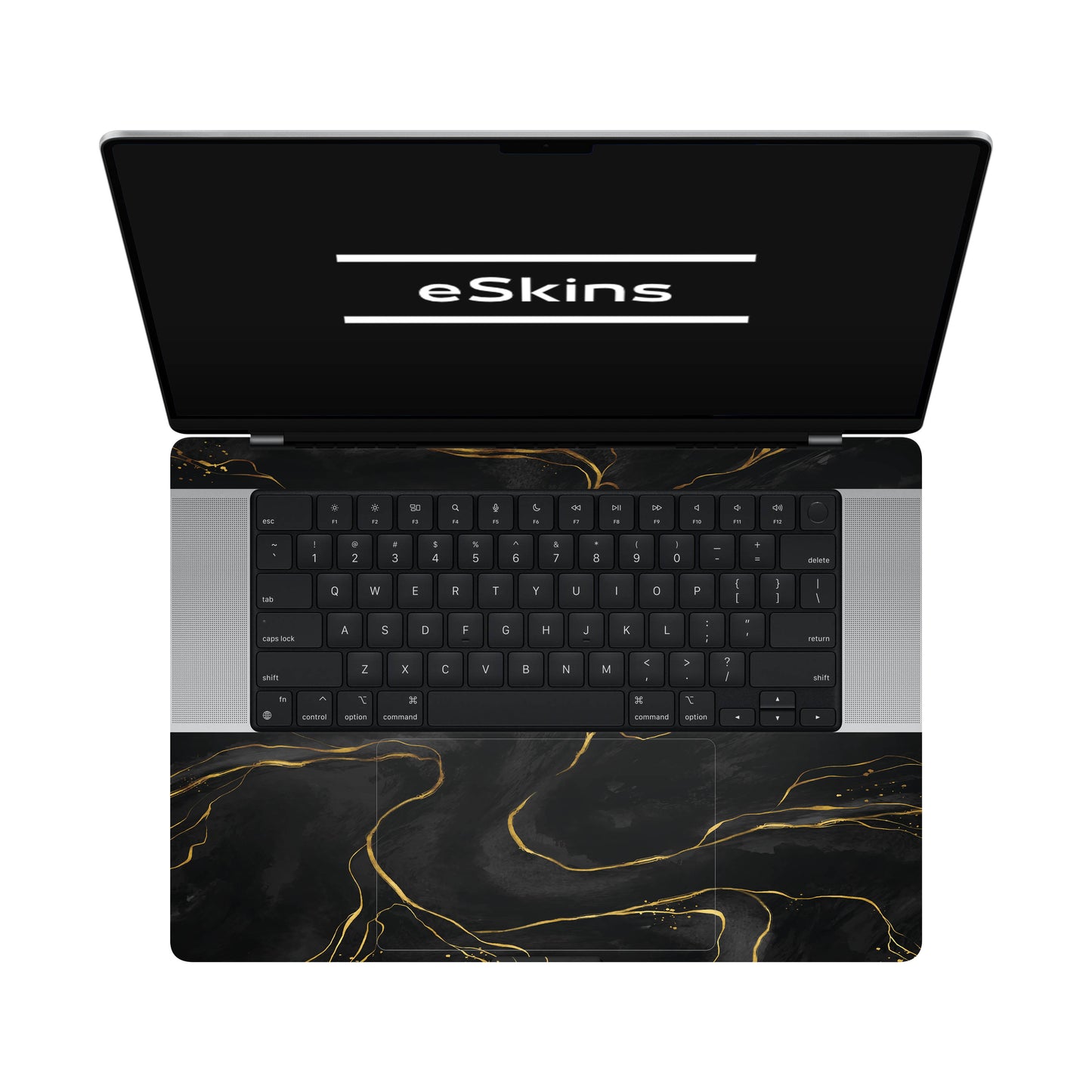 Folie de protectie MacBook Pro 16" M4 (2024), eSkins Signature, Skin Golden Onyx