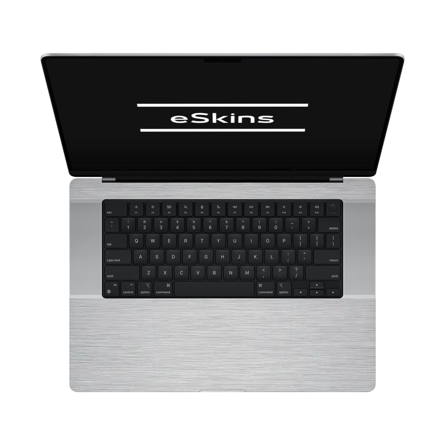 Folie de protectie MacBook Pro 16" M4 (2024), eSkins Elegans, Skin Metalic Gri