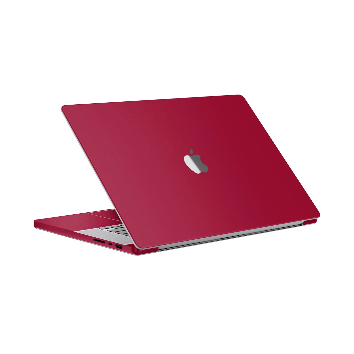 Folie de protectie MacBook Pro 16" M4 (2024), eSkins Unique, Skin Mat Rosu