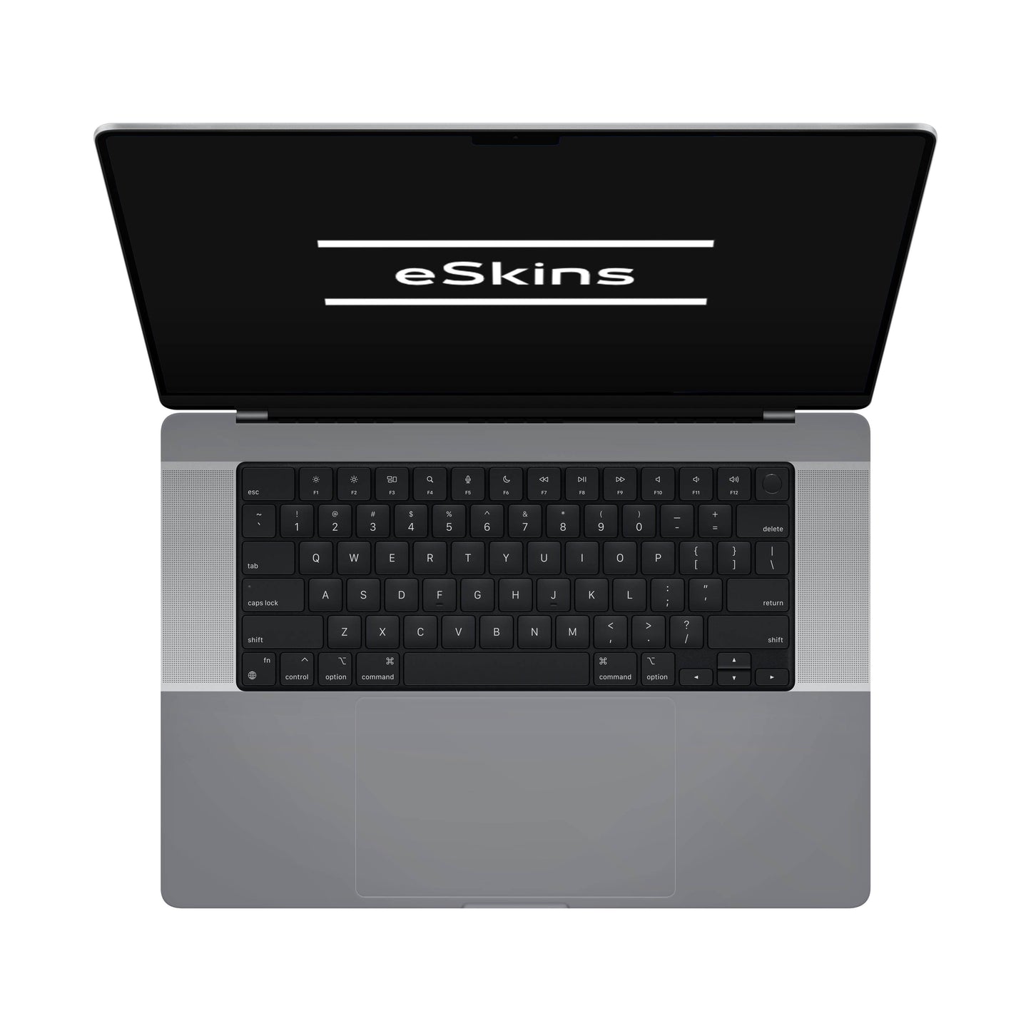 Folie de protectie MacBook Pro 16" M4 (2024), eSkins Unique, Skin Mat Gri