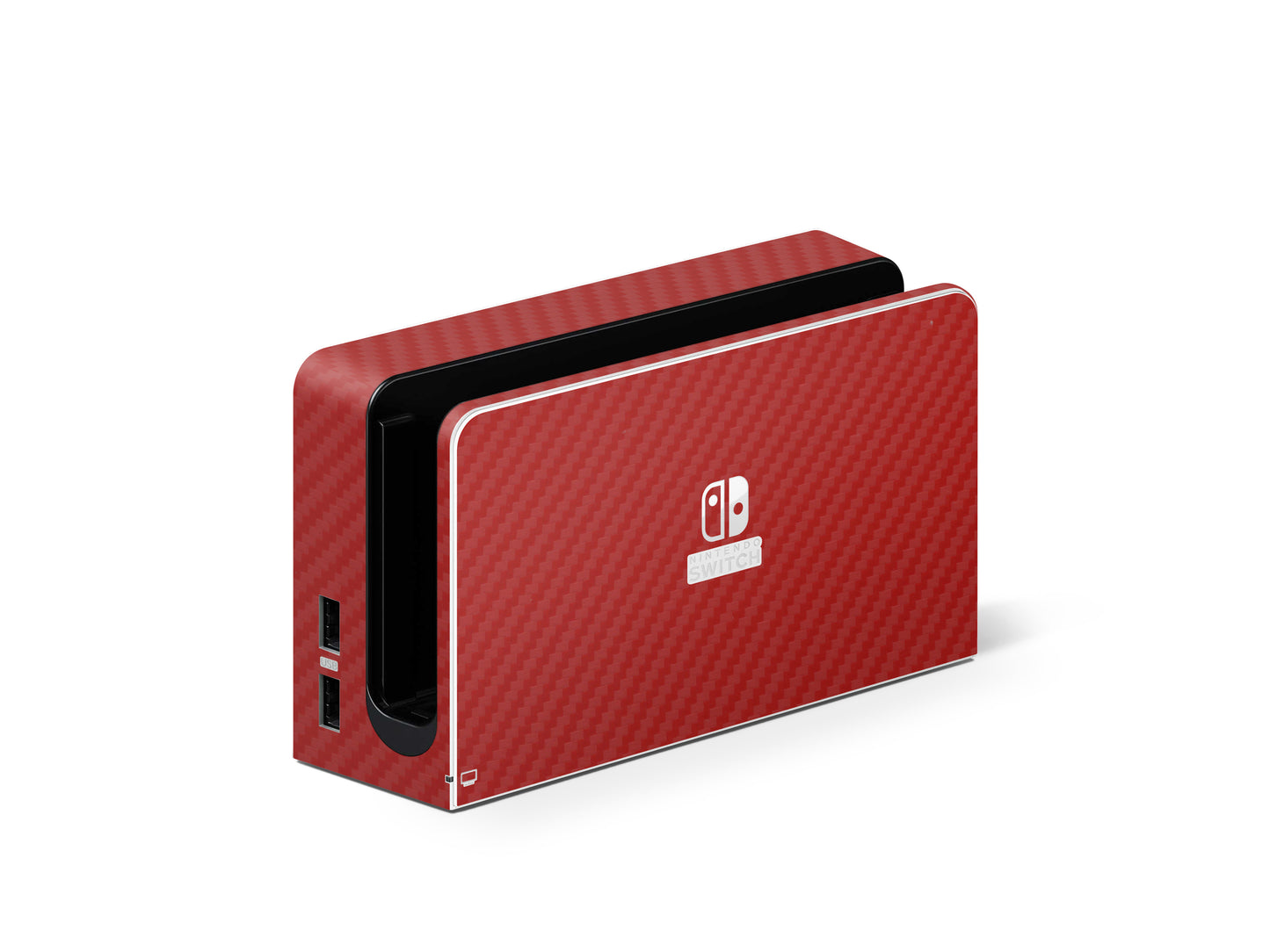 Skin Nintendo Switch, Carbon 3D Red