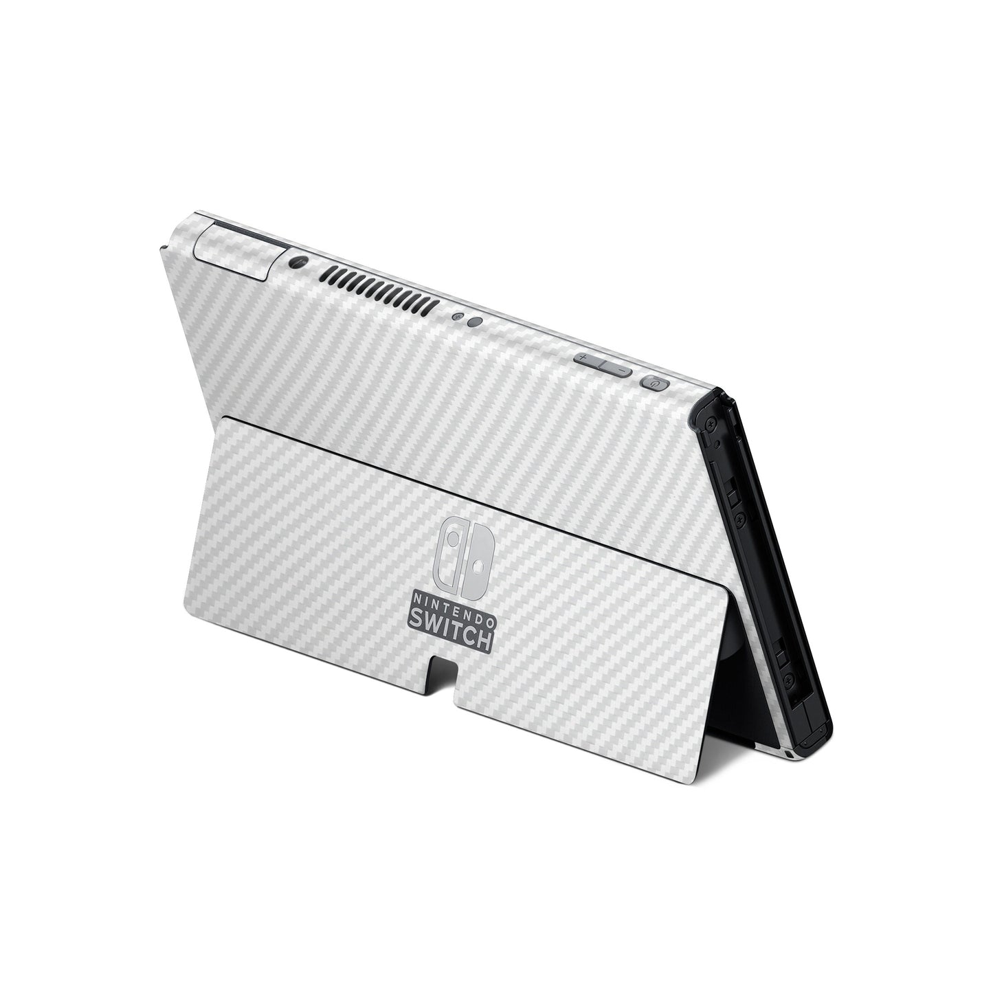 Skin Nintendo Switch, Carbon 3D White