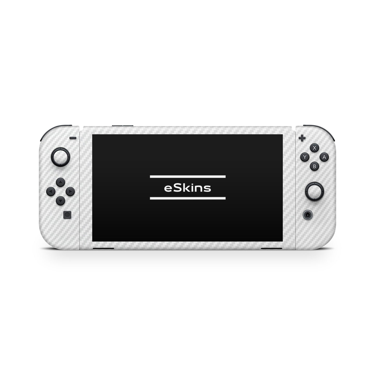 Skin Nintendo Switch, Carbon 3D White