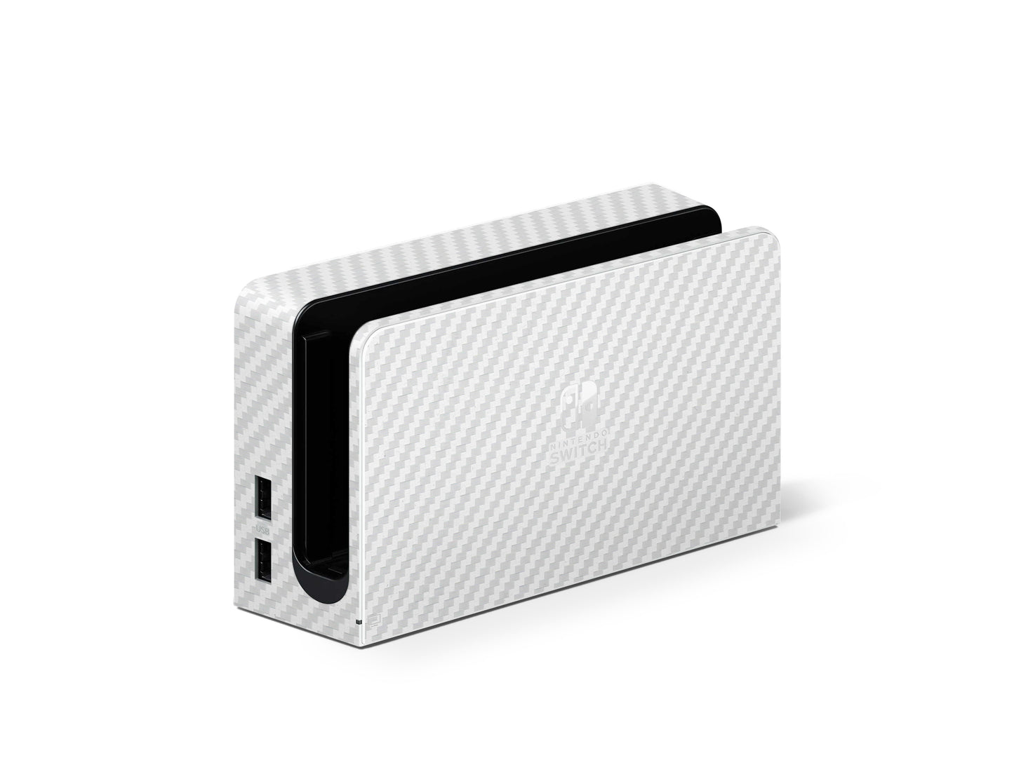 Skin Nintendo Switch, Carbon 3D White