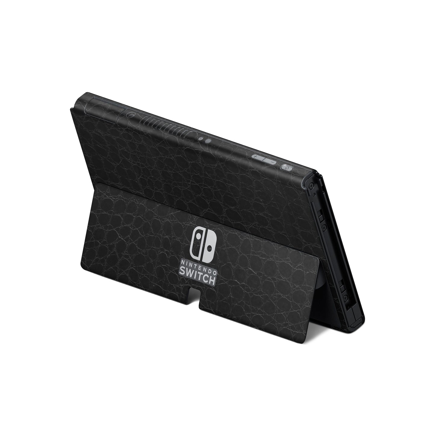 Skin Nintendo Switch, Croco 3D Black