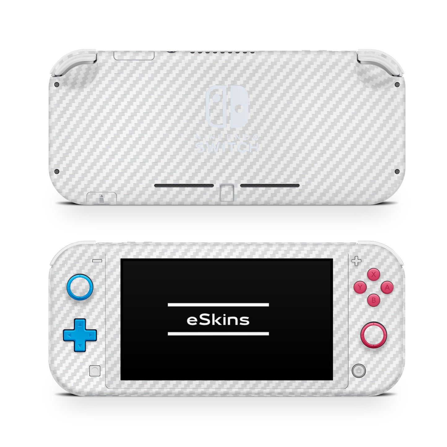 Skin Nintendo Switch Lite, Carbon 3D White