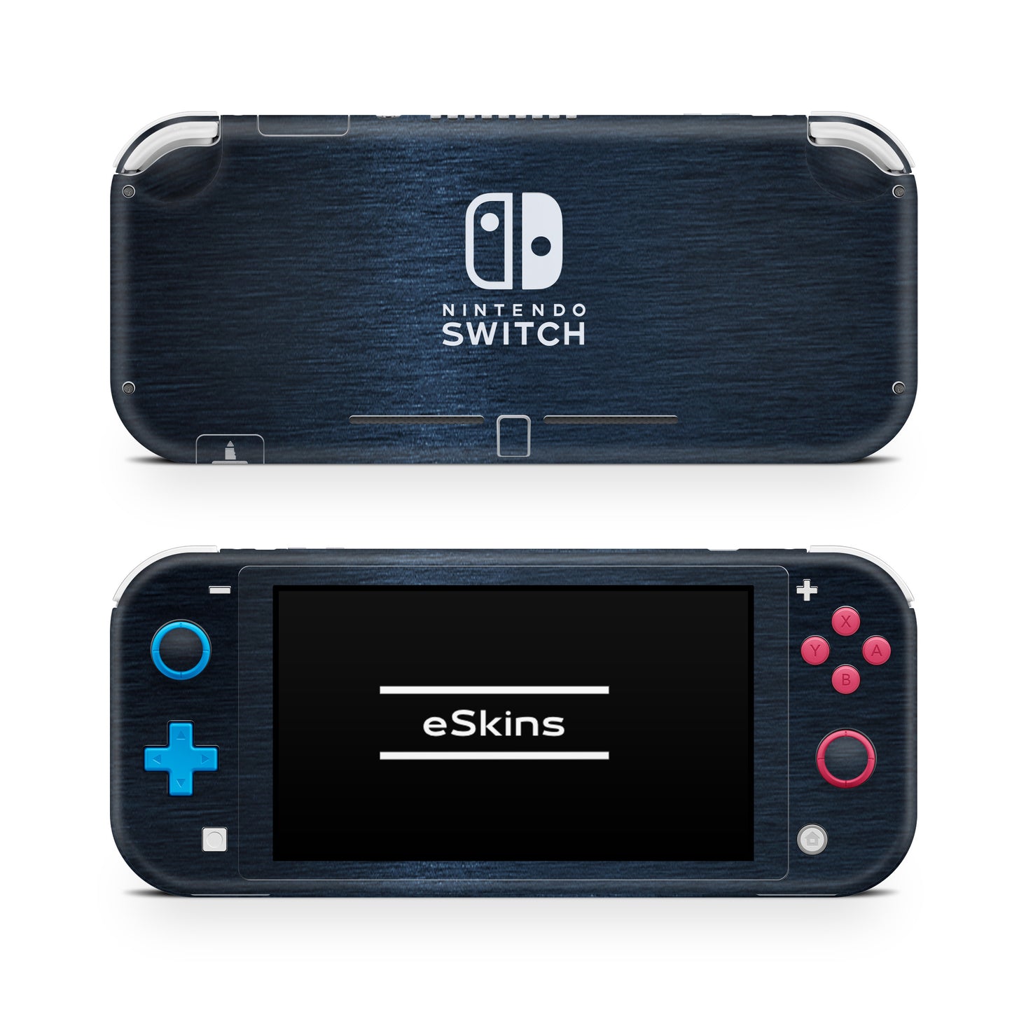 Skin Nintendo Switch Lite, Metallic 3D Blue