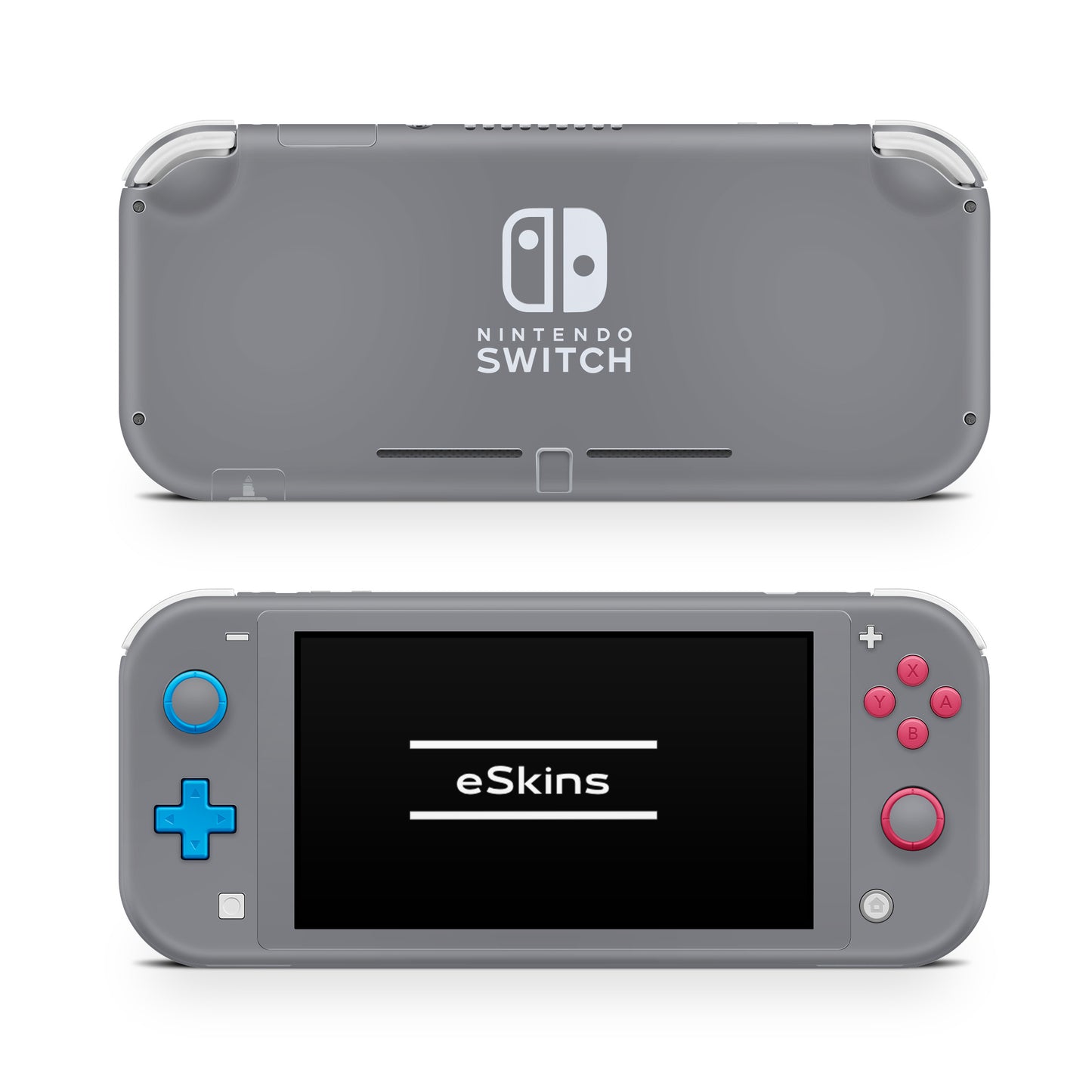 Folie de protectie Nintendo Switch Lite, eSkins Unique, Skin Mat Gri