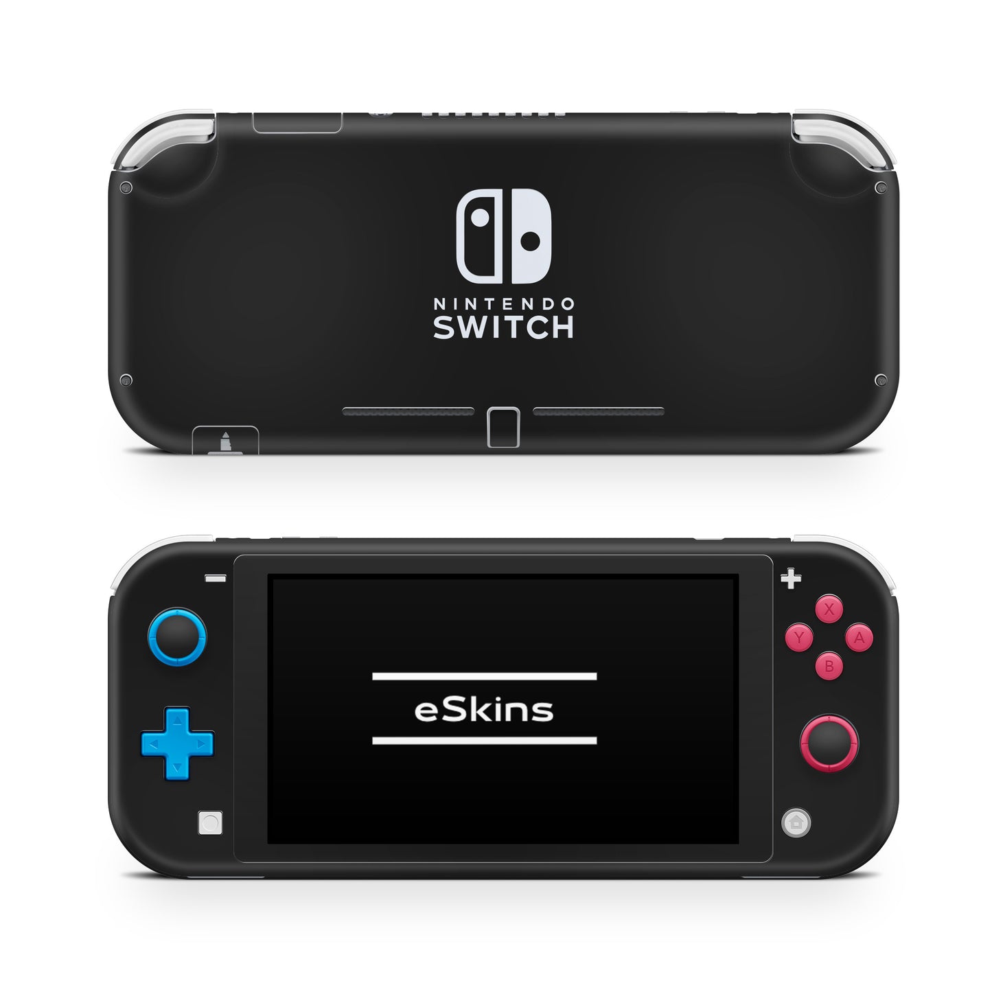 Folie de protectie Nintendo Switch Lite, eSkins Unique, Skin Mat Negru