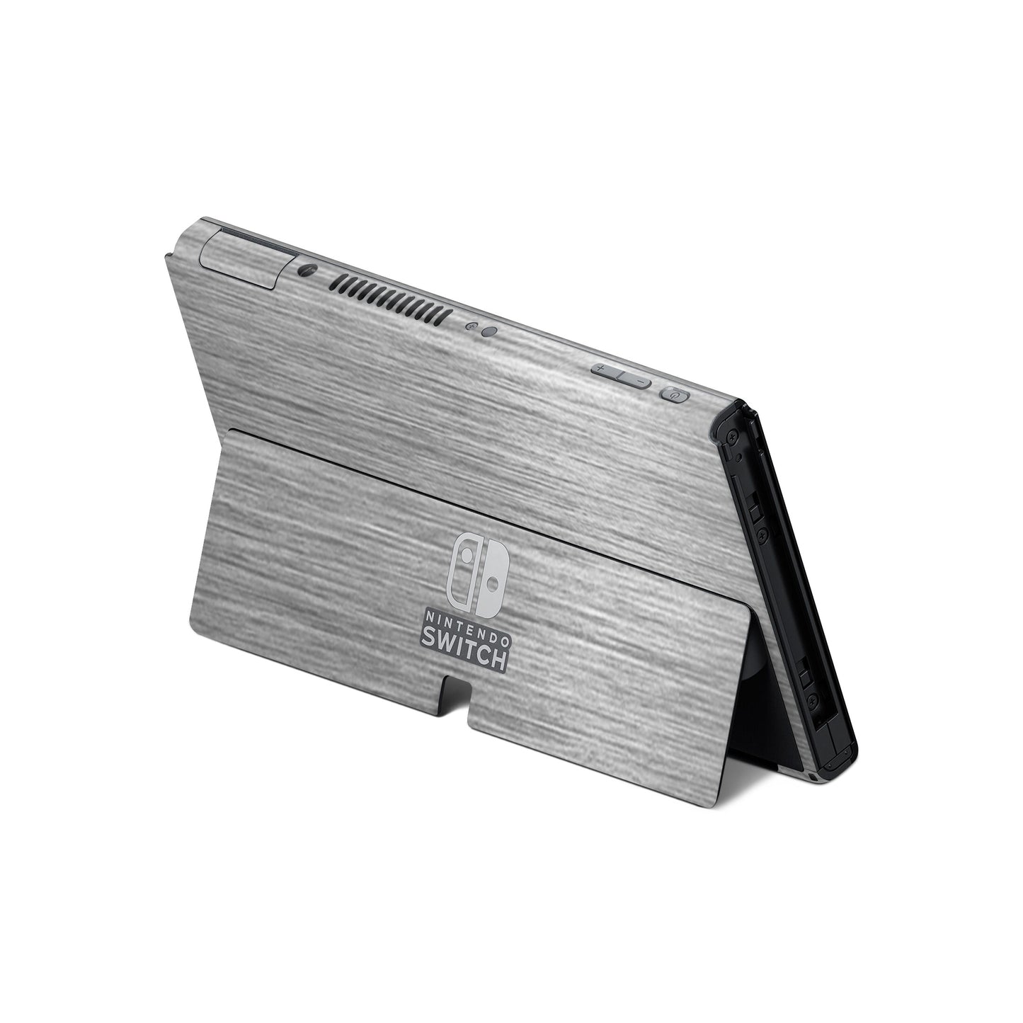Skin Nintendo Switch, Metallic 3D Graphite