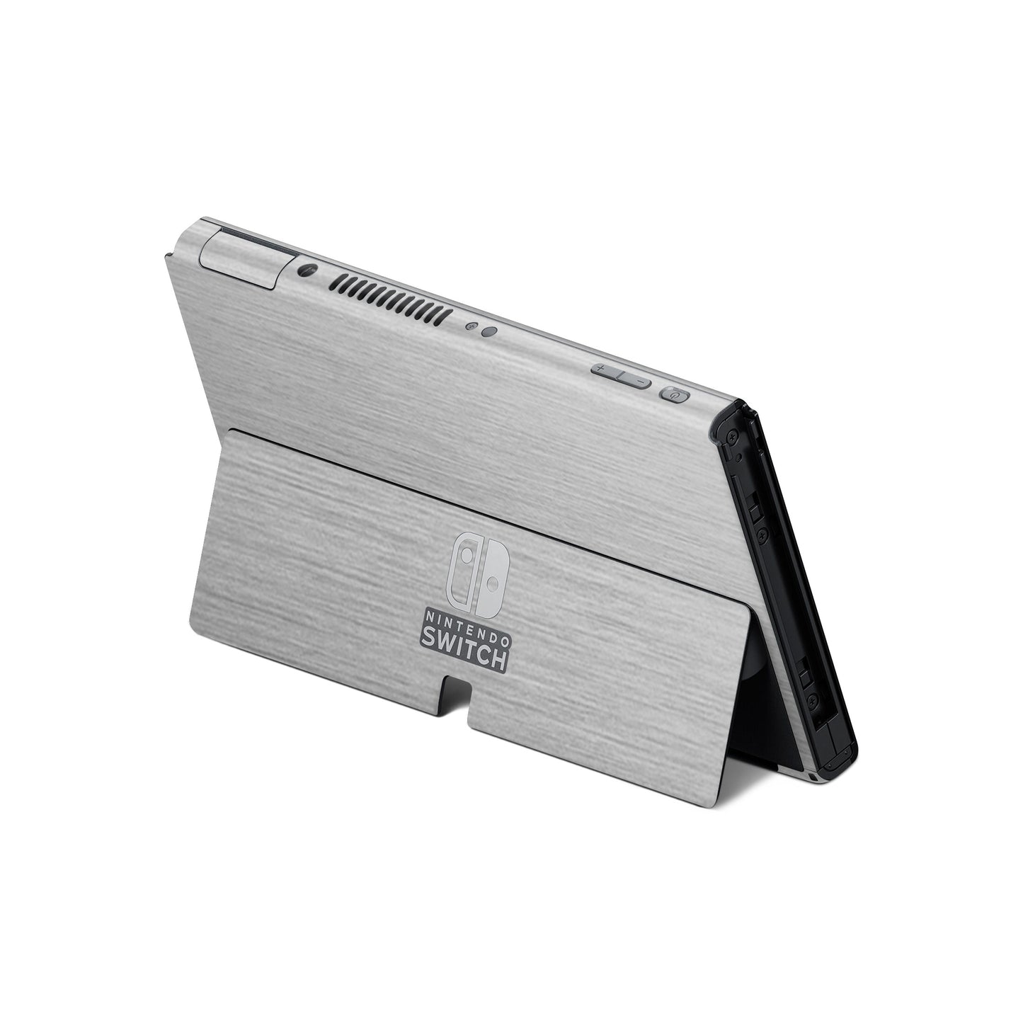 Skin Nintendo Switch, Metallic 3D Gray