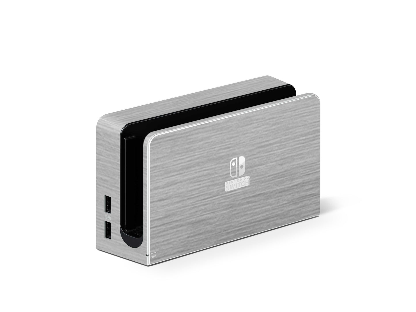 Skin Nintendo Switch, Metallic 3D Gray