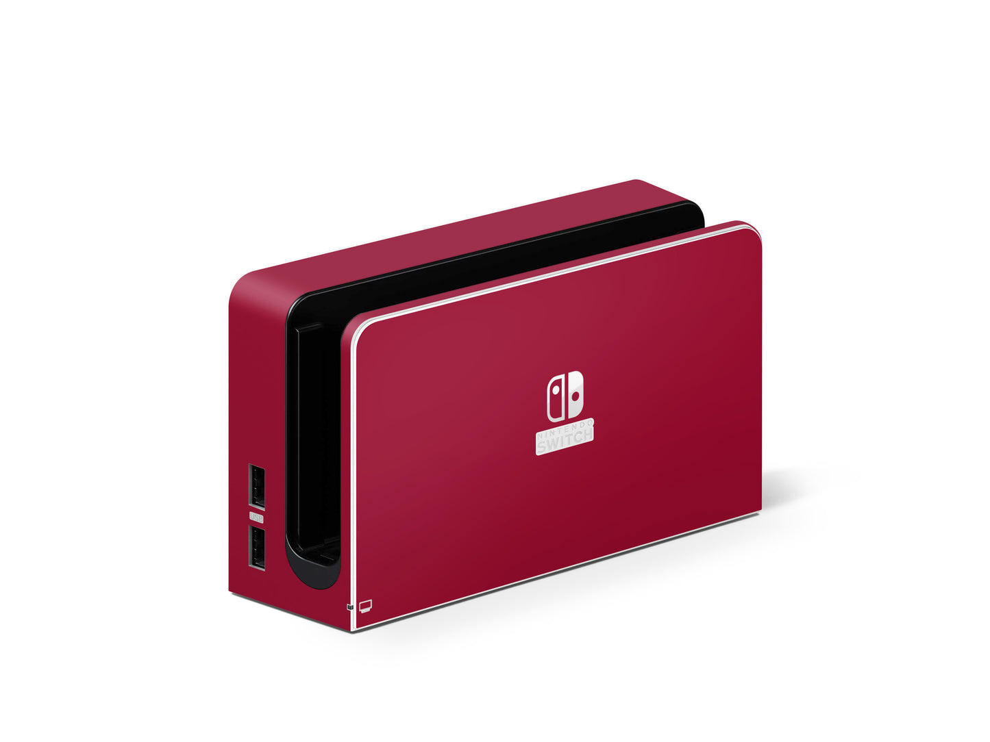 Folie de protectie Nintendo Switch OLED, eSkins Unique, Skin Mat Rosu