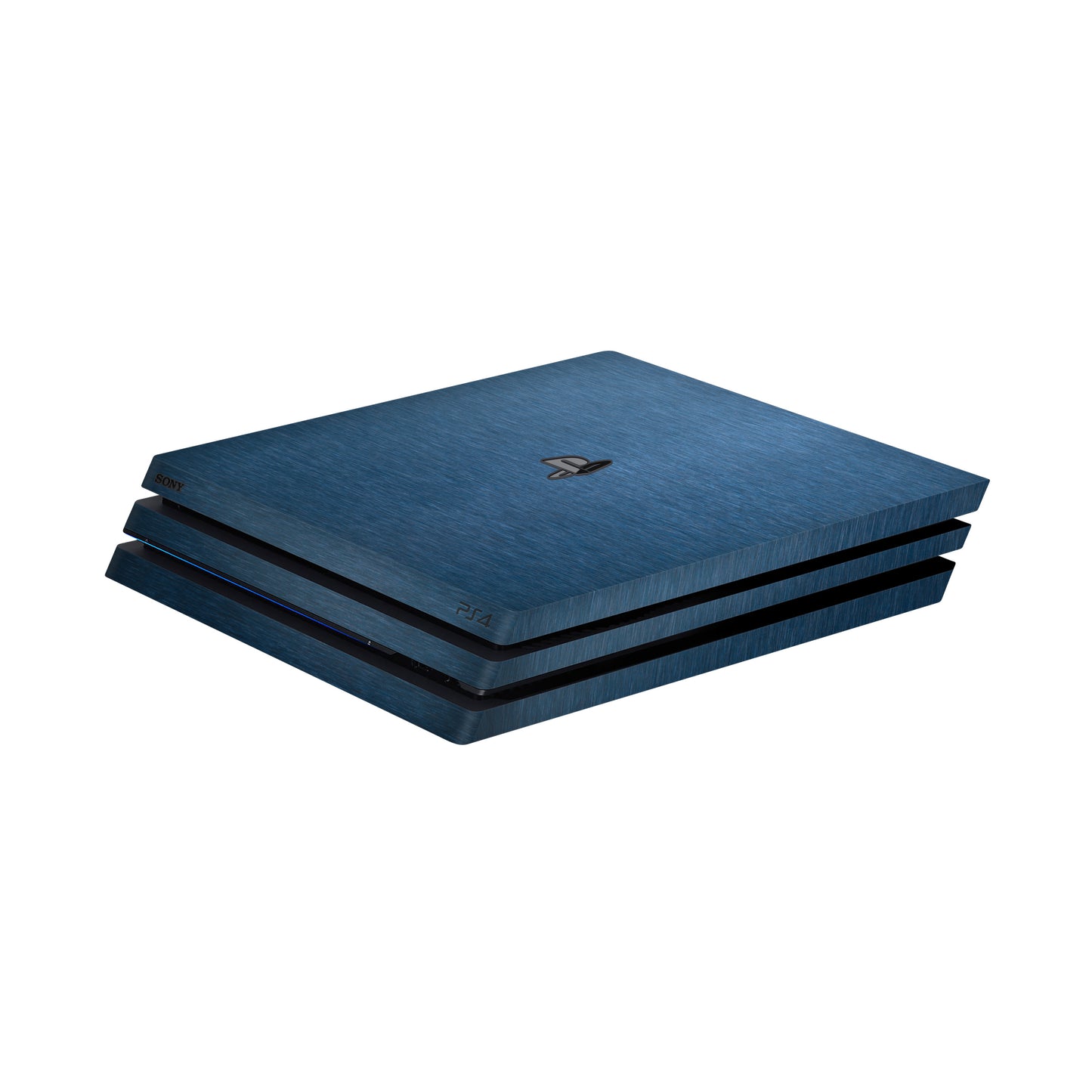 PlayStation 4 Pro Skin, Metallic 3D Blue