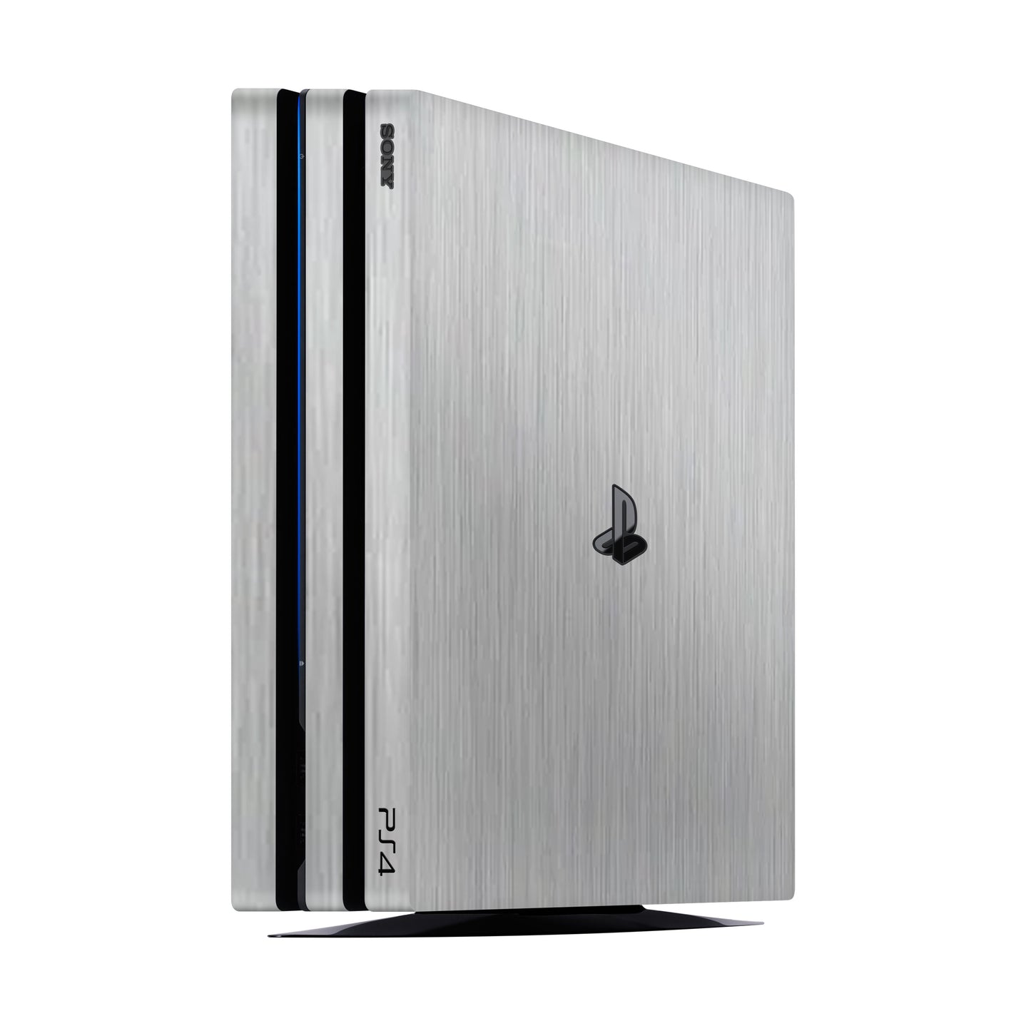 PlayStation 4 Pro Skin, Metallic 3D Grey