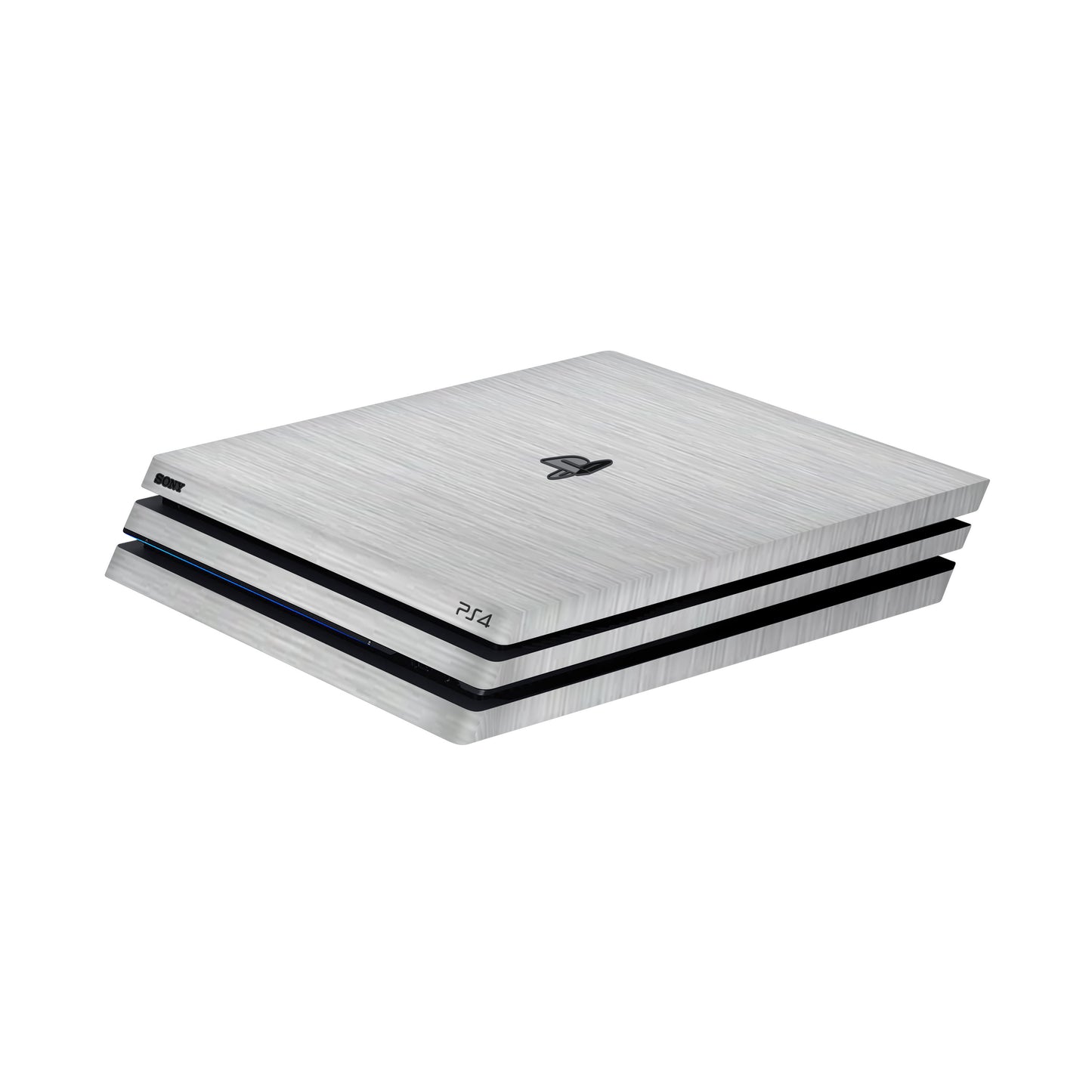 PlayStation 4 Pro Skin, Metallic 3D Grey
