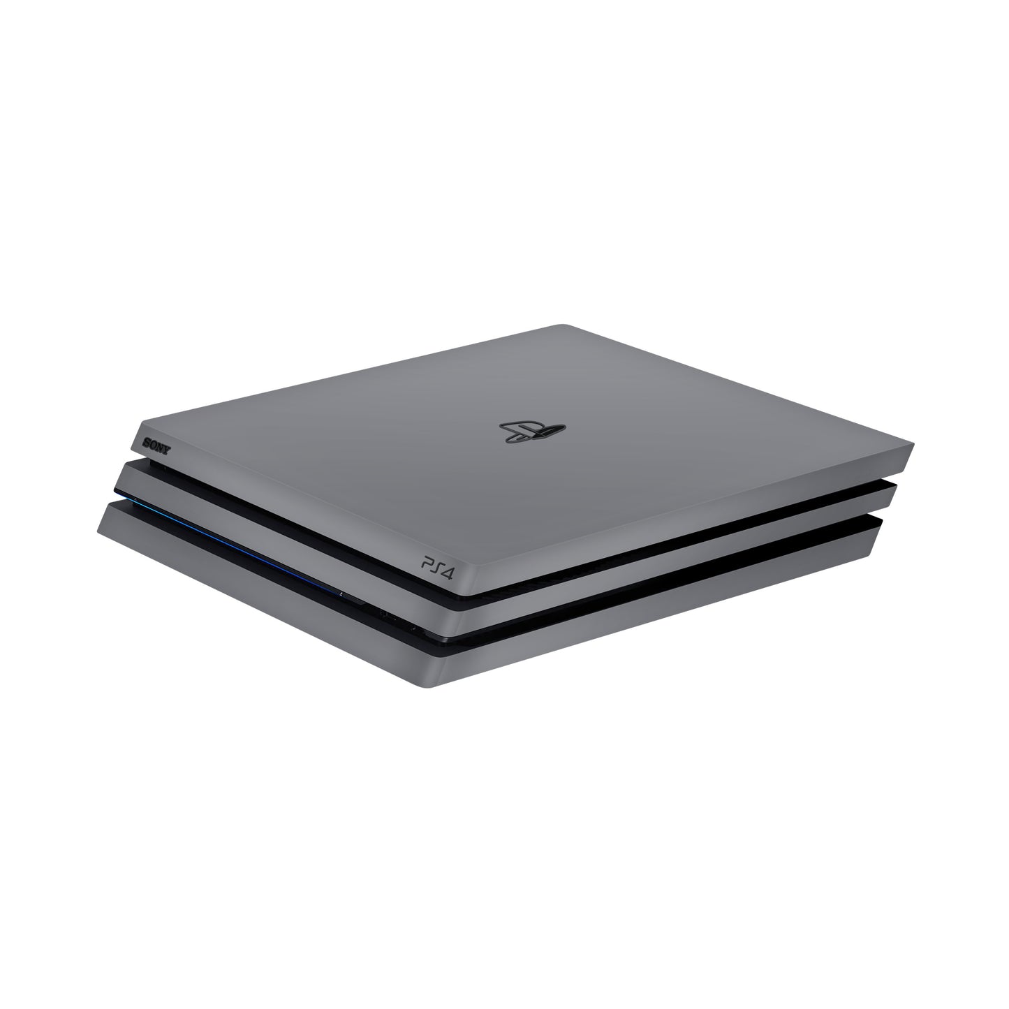 Folie de protectie PlayStation 4 Pro, eSkins Unique, Skin Mat Gri
