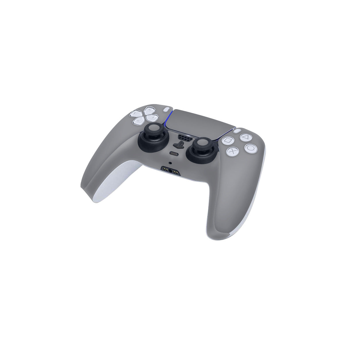 Folie de protectie Controller PlayStation 5 DualSense, eSkins Unique, Skin Mat Gri