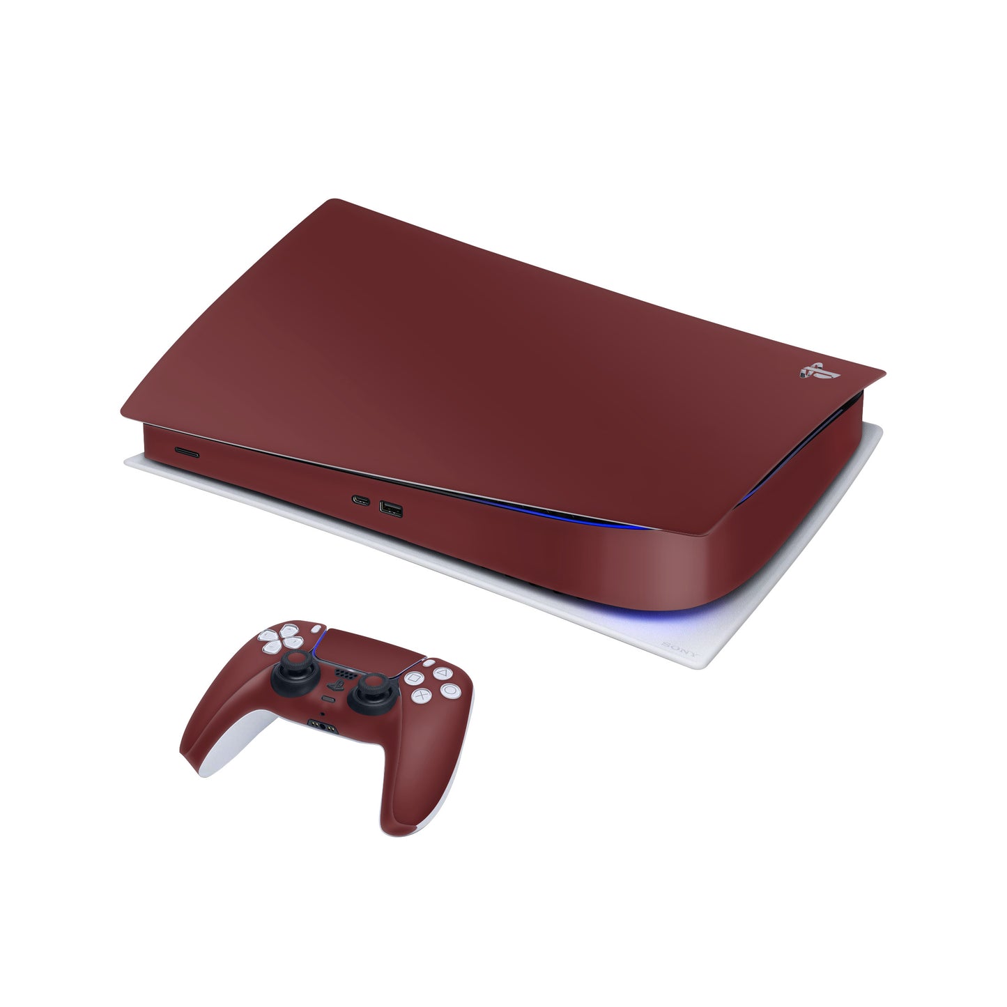 Folie de protectie PlayStation 5 Digital Edition, eSkins Unique, Skin Mat Cupru