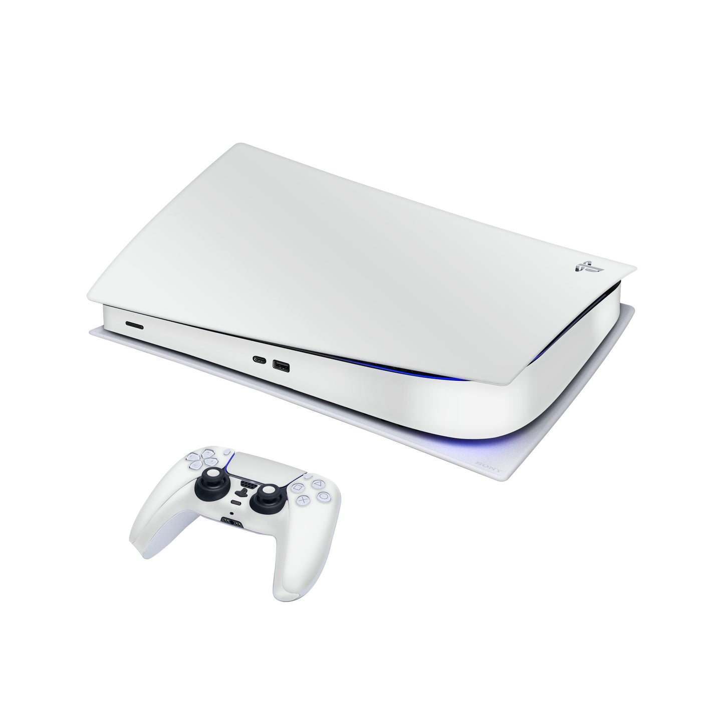 Skin PlayStation 5 Digital Edition, Matt White