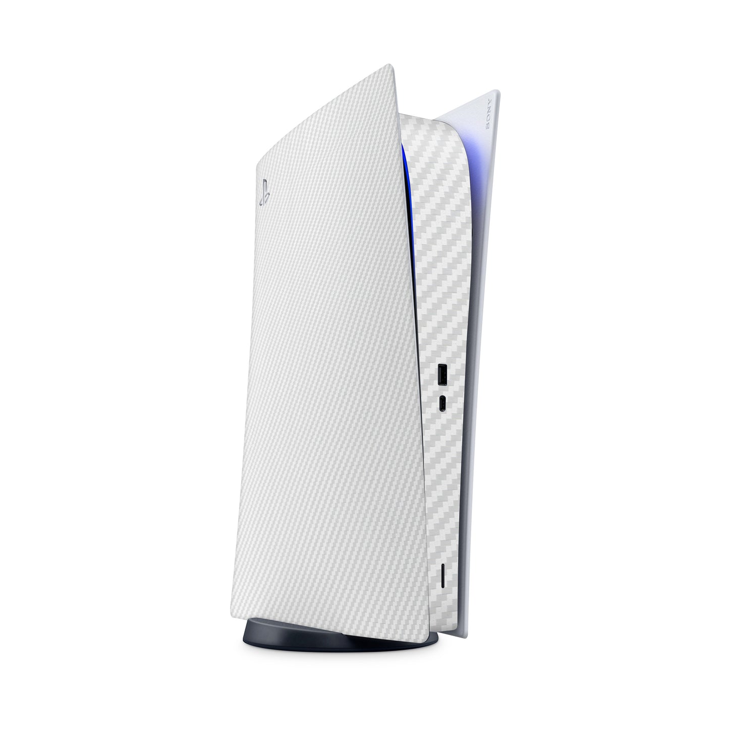 Skin PlayStation 5 Disc Version, Carbon 3D White