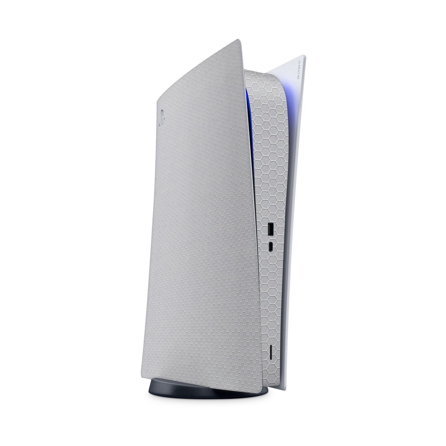 Skin PlayStation 5 Disc Version, Honeycomb 3D Grey