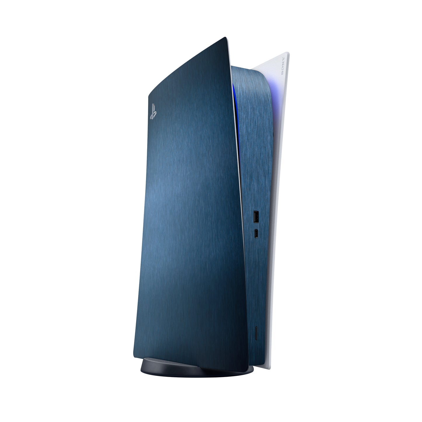 Skin PlayStation 5 Disc Version, Metallic 3D Blue