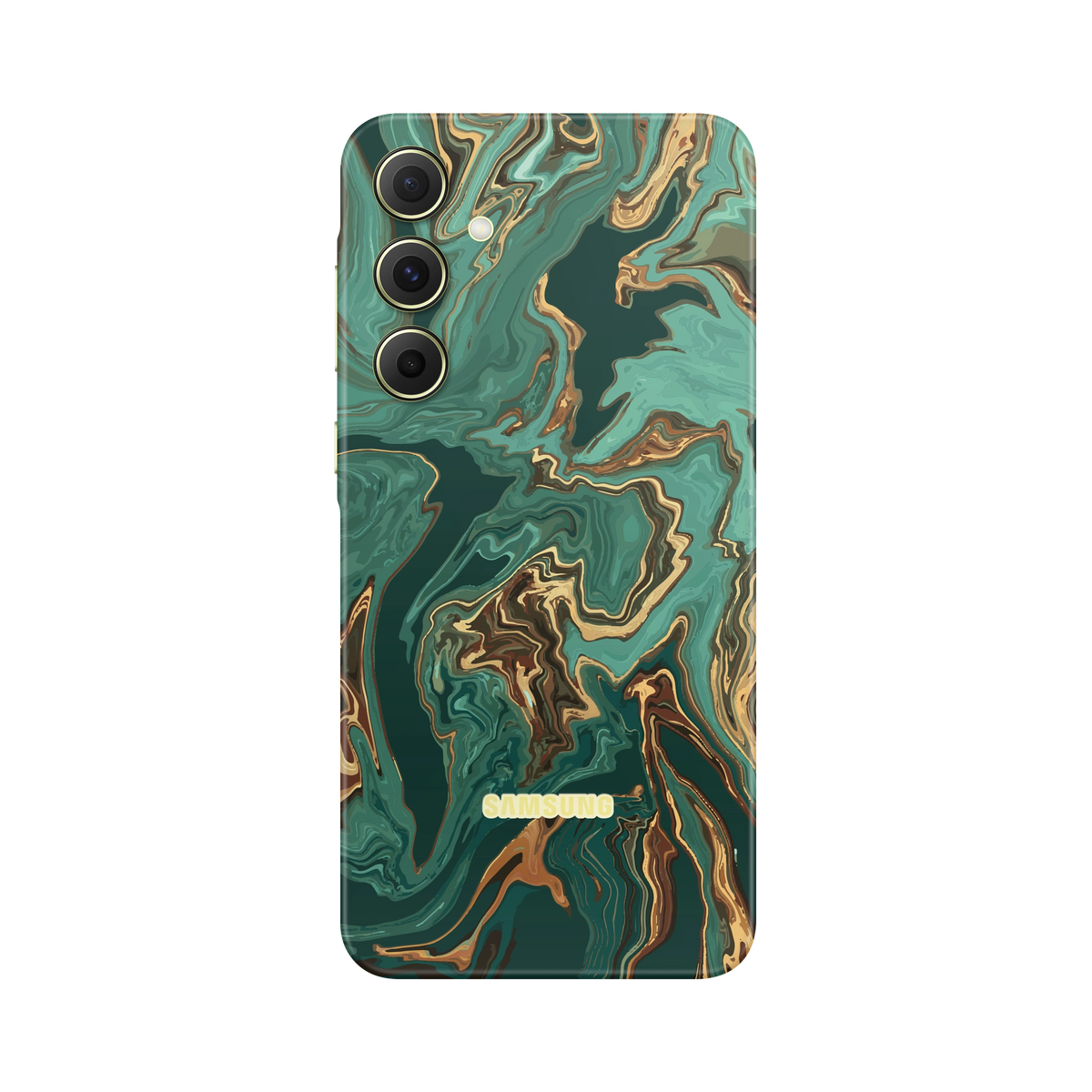 Folie de protectie pentru Samsung Galaxy A15, eSkins Signature, Skin Emerald Flow