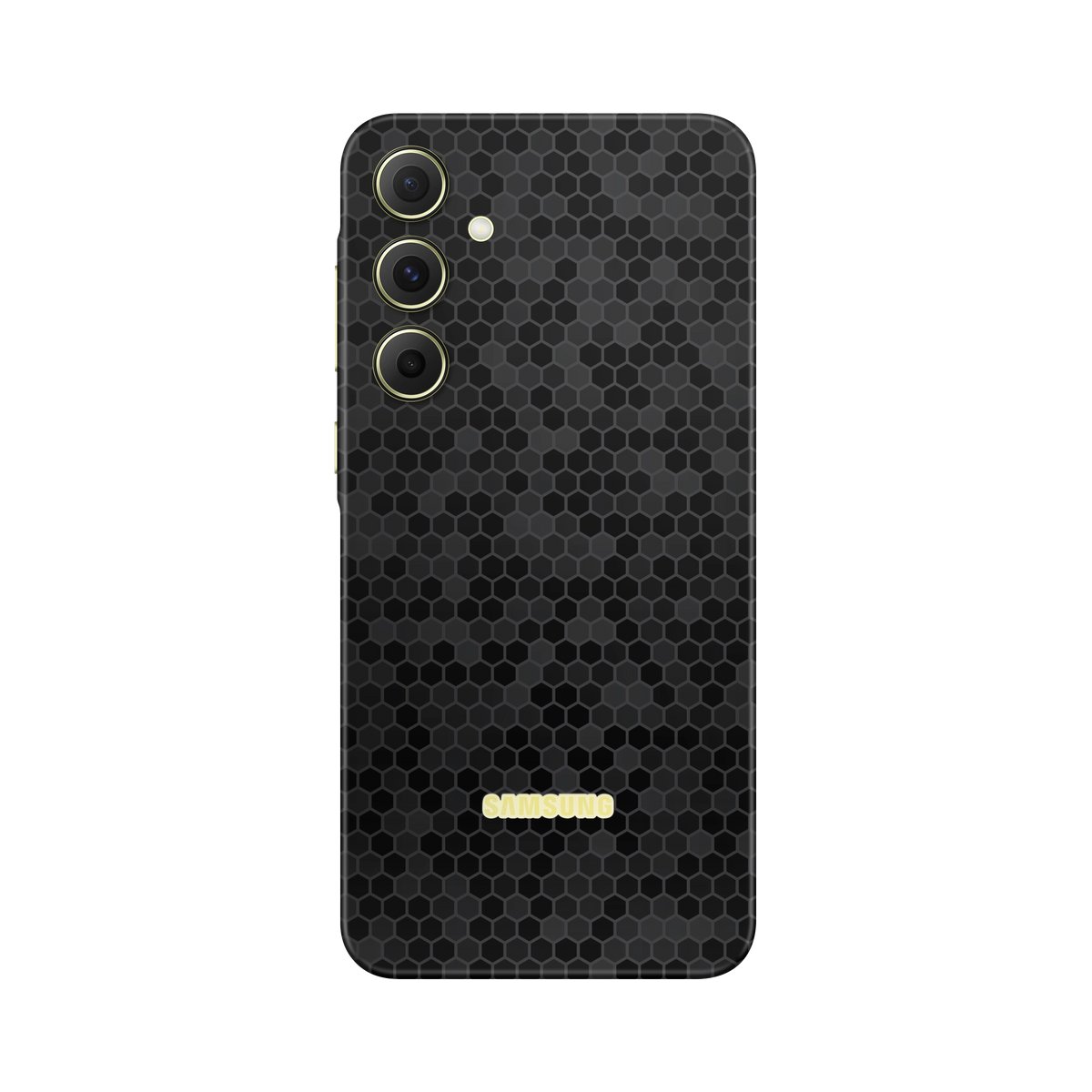 Folie de protectie pentru Samsung Galaxy A15, eSkins Elegans, Skin Honeycomb Negru