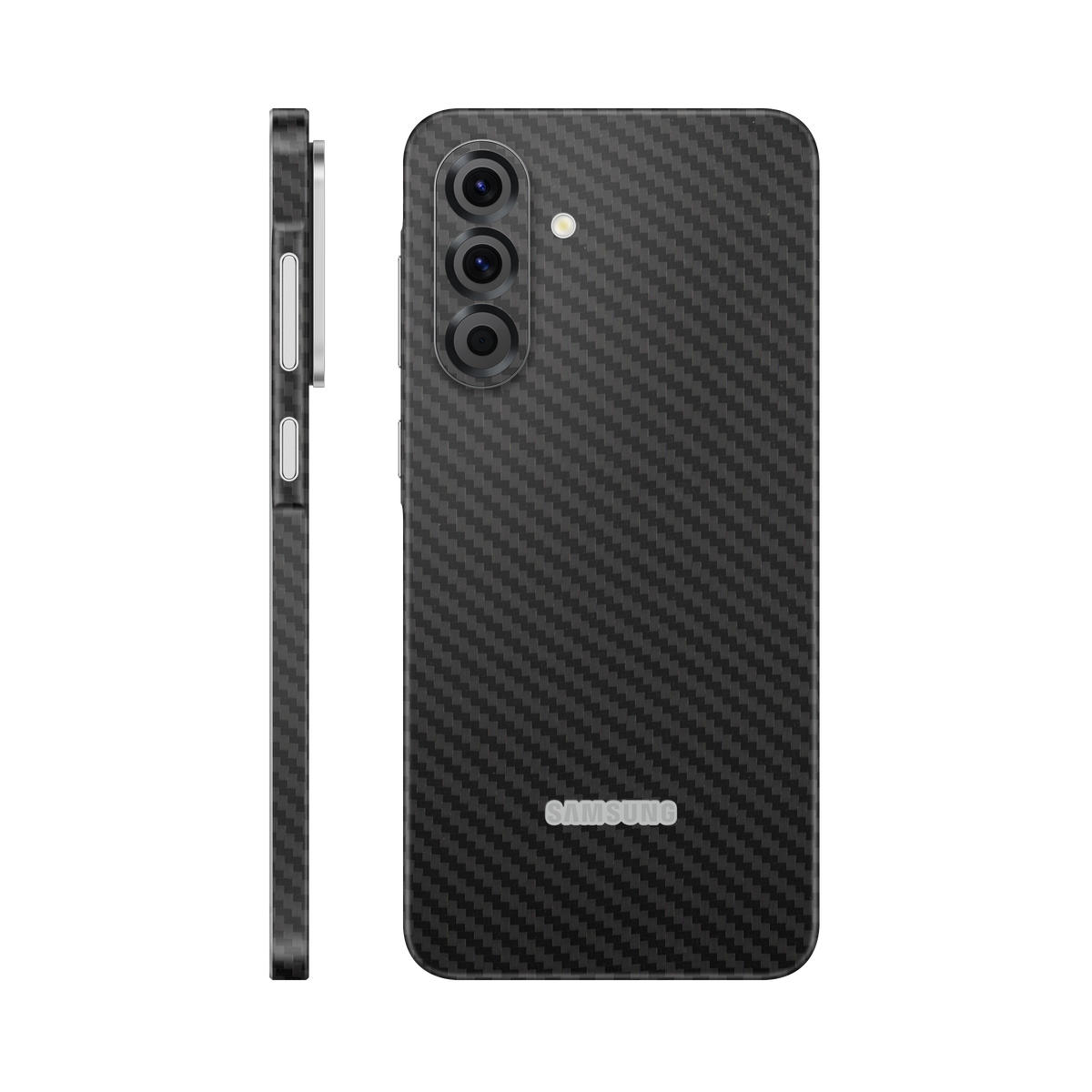 Folie de protectie pentru Samsung Galaxy A26, eSkins Elegans, Skin Carbon Negru