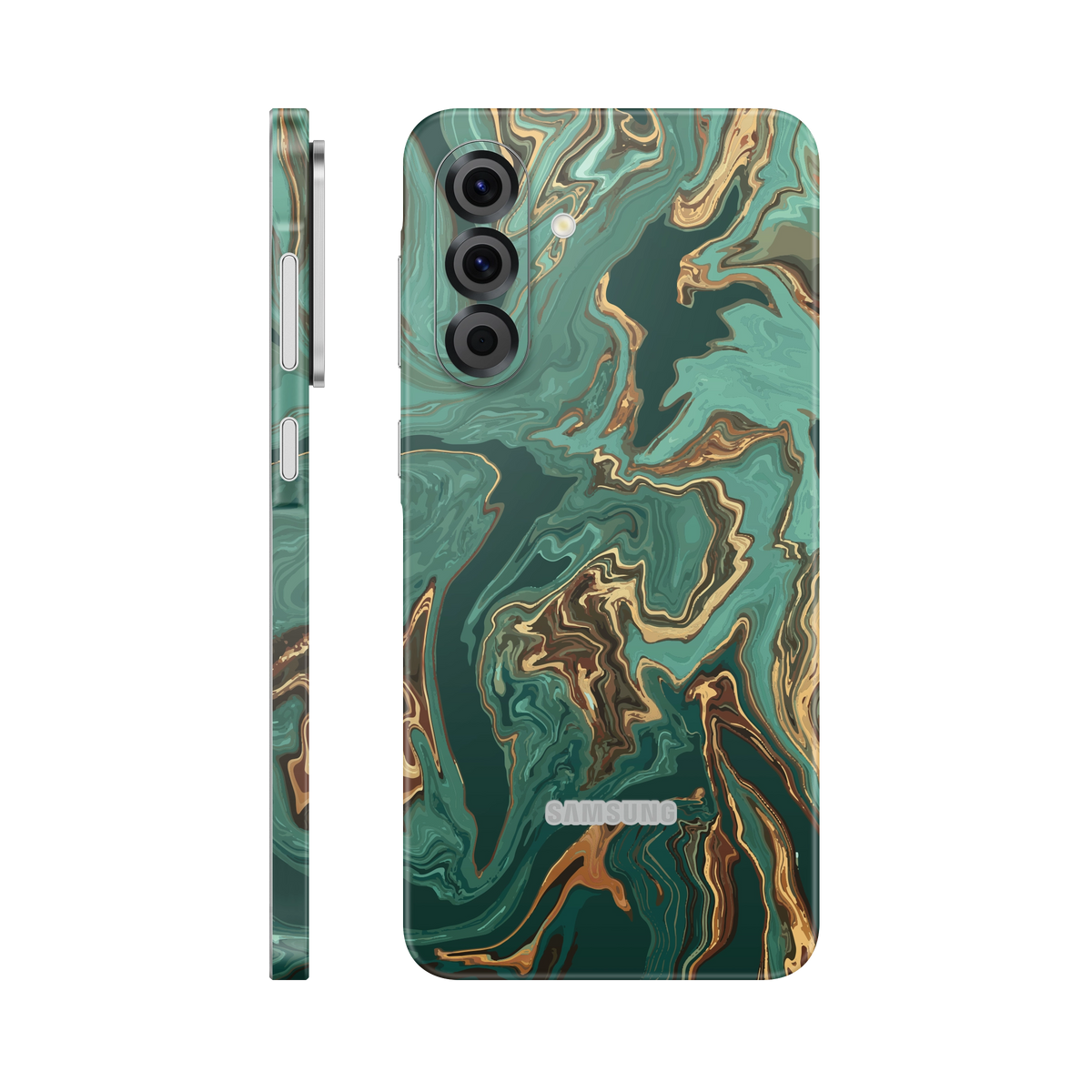 Folie de protectie pentru Samsung Galaxy A26, eSkins Signature, Skin Emerald Flow