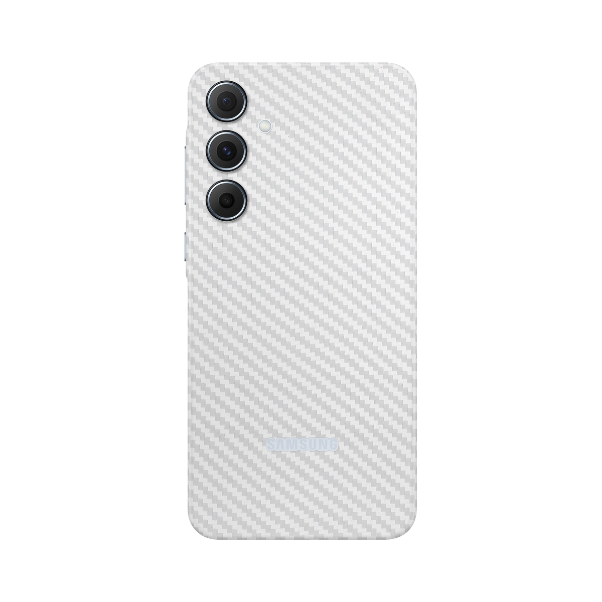 Folie de protectie pentru Samsung Galaxy A35, eSkins Elegans, Skin Carbon Alb