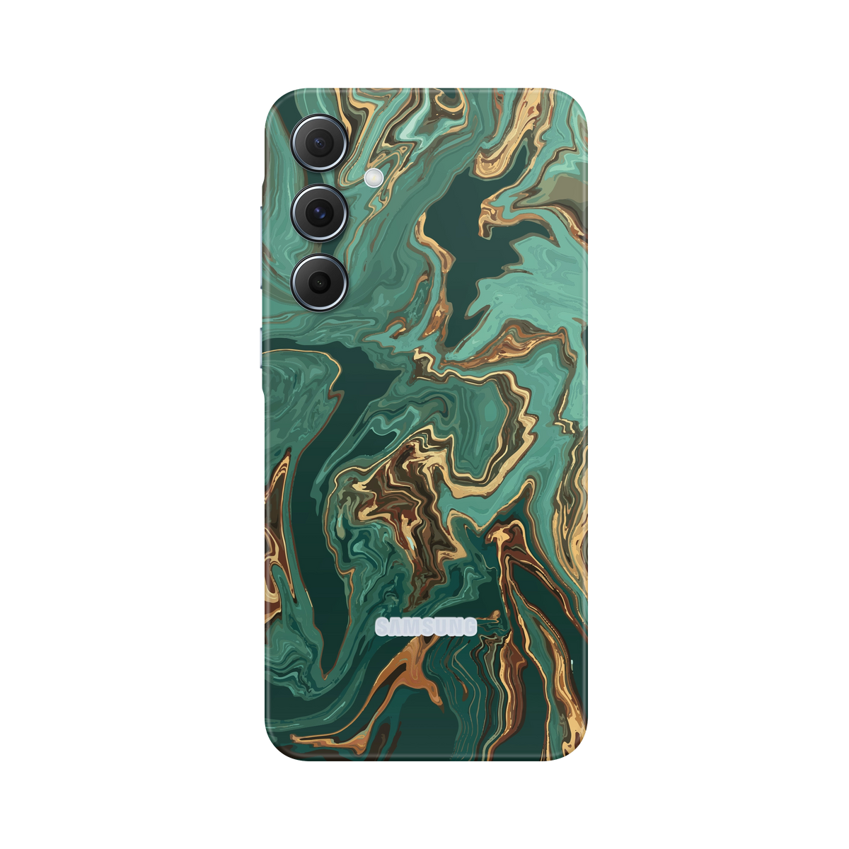 Folie de protectie pentru Samsung Galaxy A35, eSkins Signature, Skin Emerald Flow