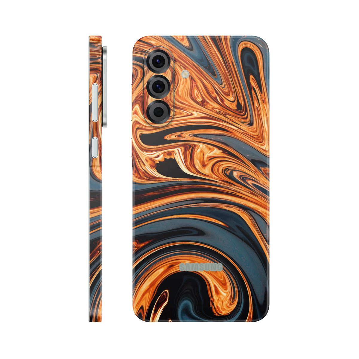Folie de protectie pentru Samsung Galaxy A36, eSkins Signature, Skin Amber Blaze