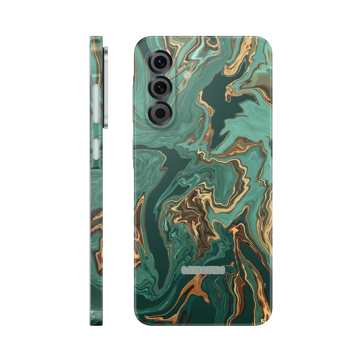 Folie de protectie pentru Samsung Galaxy A36, eSkins Signature, Skin Emerald Flow
