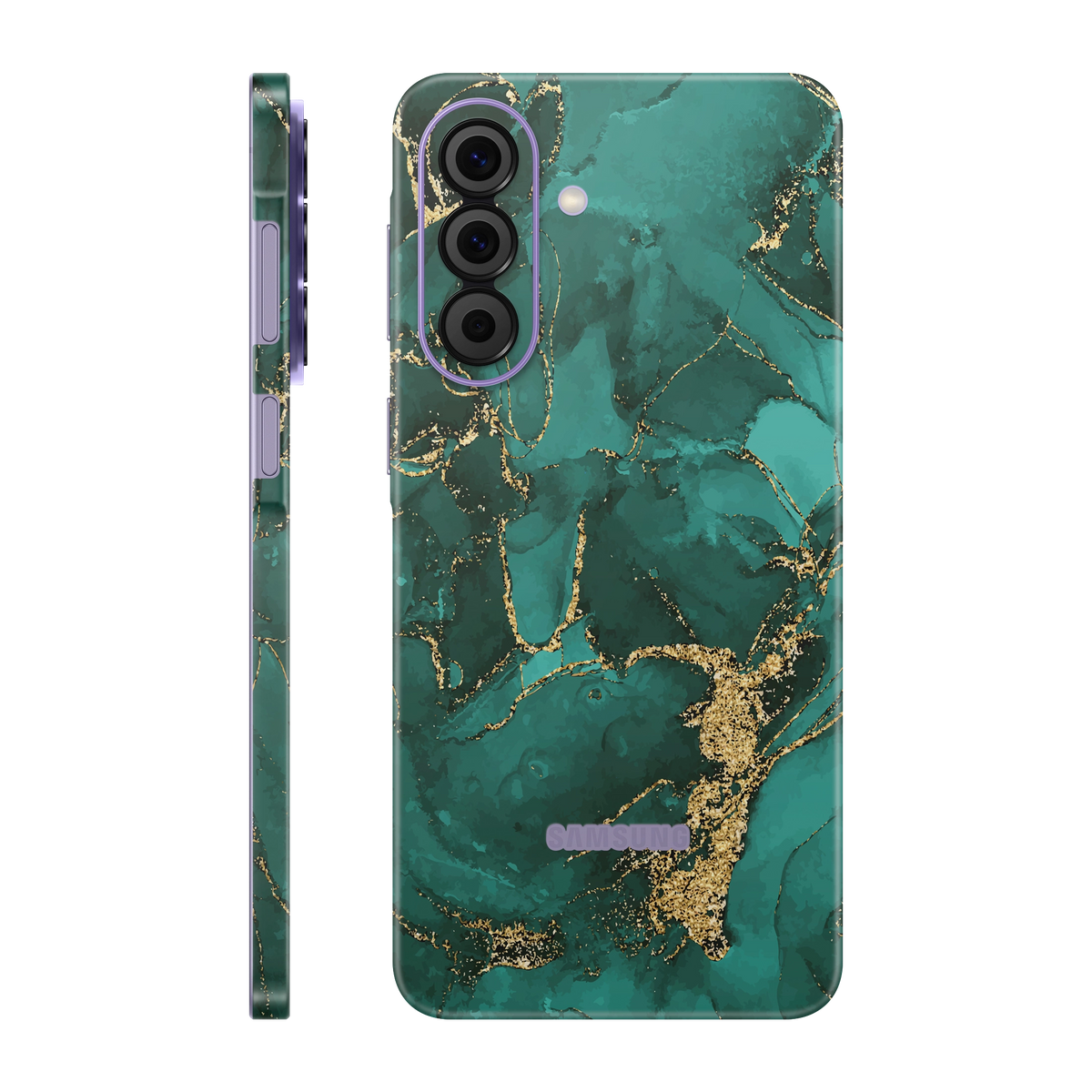 Folie de protectie pentru Samsung Galaxy A57, eSkins Signature, Skin Ethereal Green