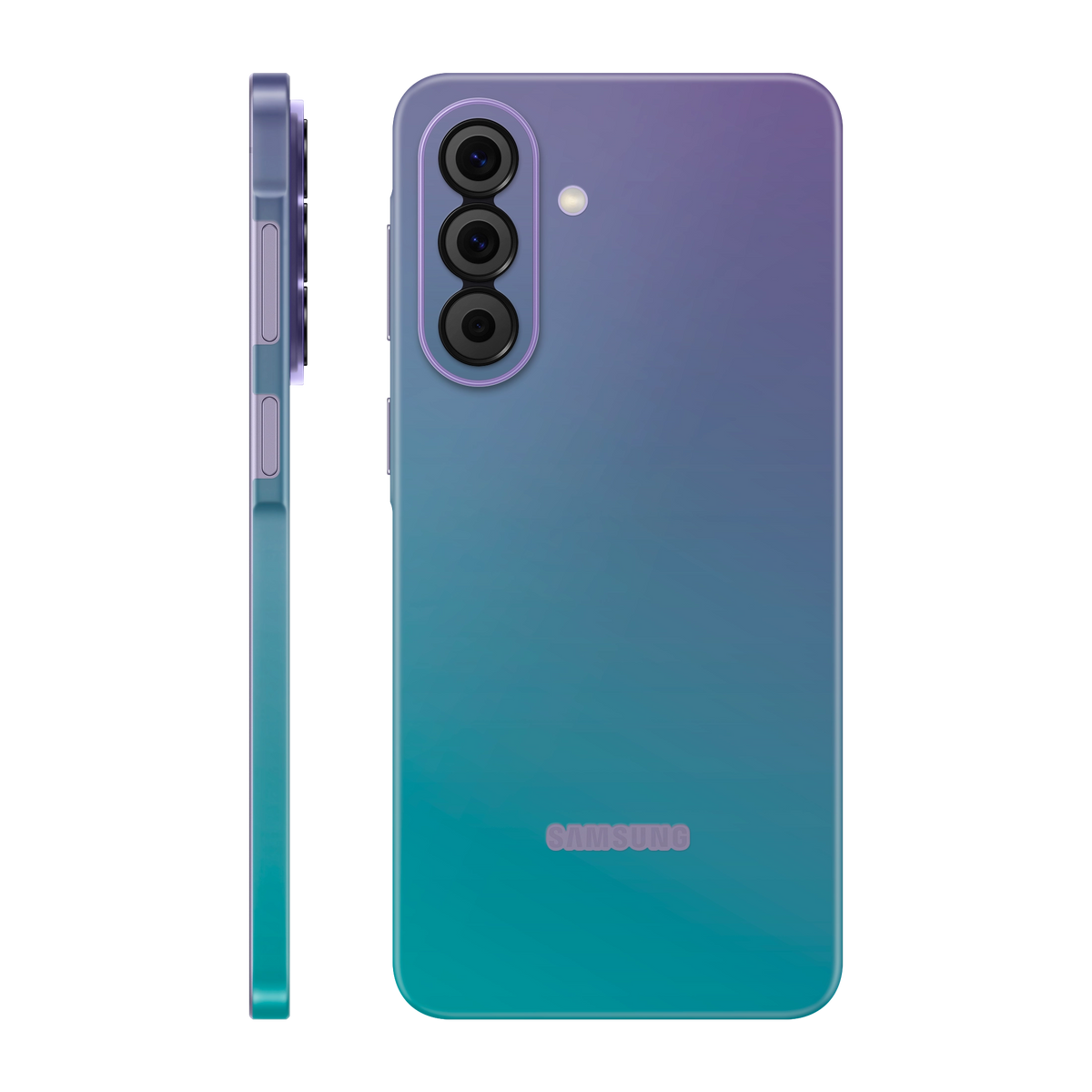 Folie de protectie pentru Samsung Galaxy A57, eSkins Unique, Skin Cameleon Turcoaz-Lavanda