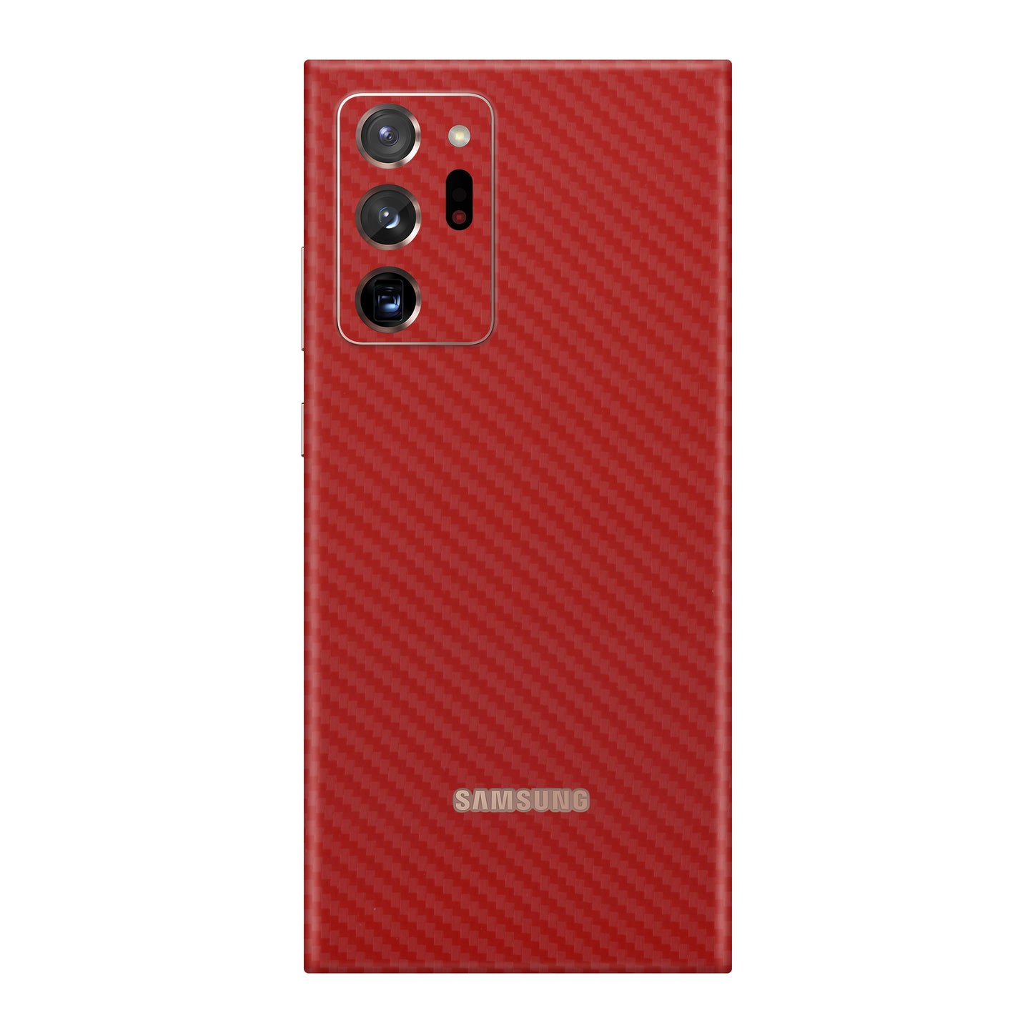 Folie de protectie Samsung Galaxy Note 20 Ultra, eSkins Elegans, Skin Carbon Rosu