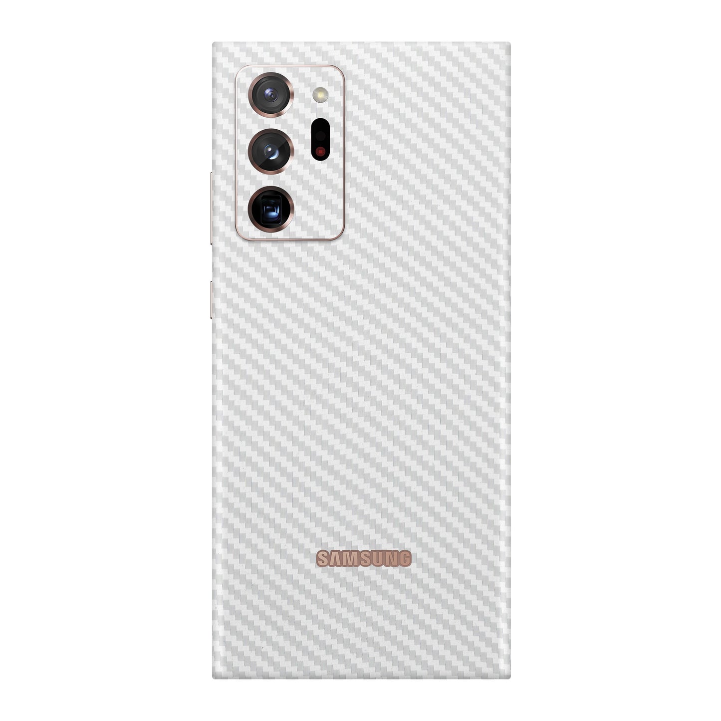 Folie de protectie Samsung Galaxy Note 20 Ultra, eSkins Elegans, Skin Carbon Alb
