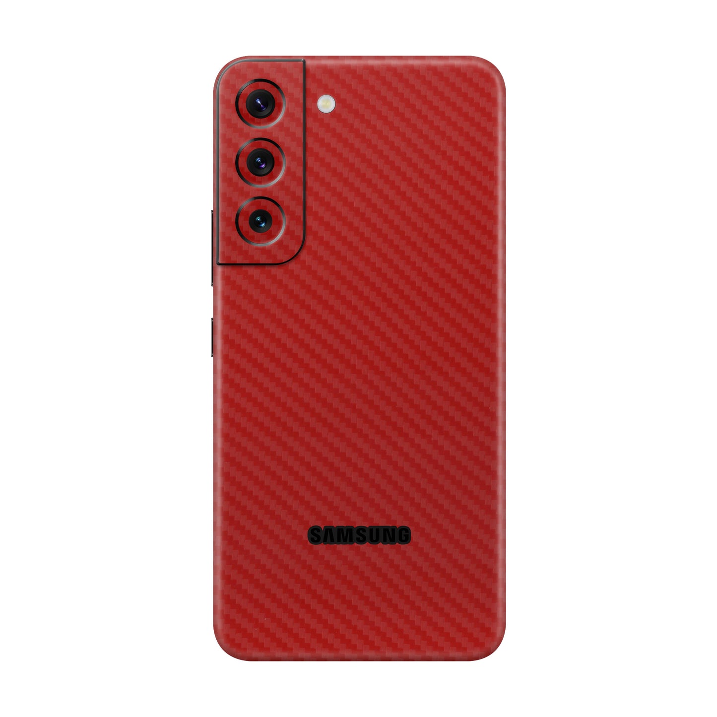 Folie de protectie Samsung Galaxy S21 Plus, eSkins Elegans, Skin Carbon Rosu