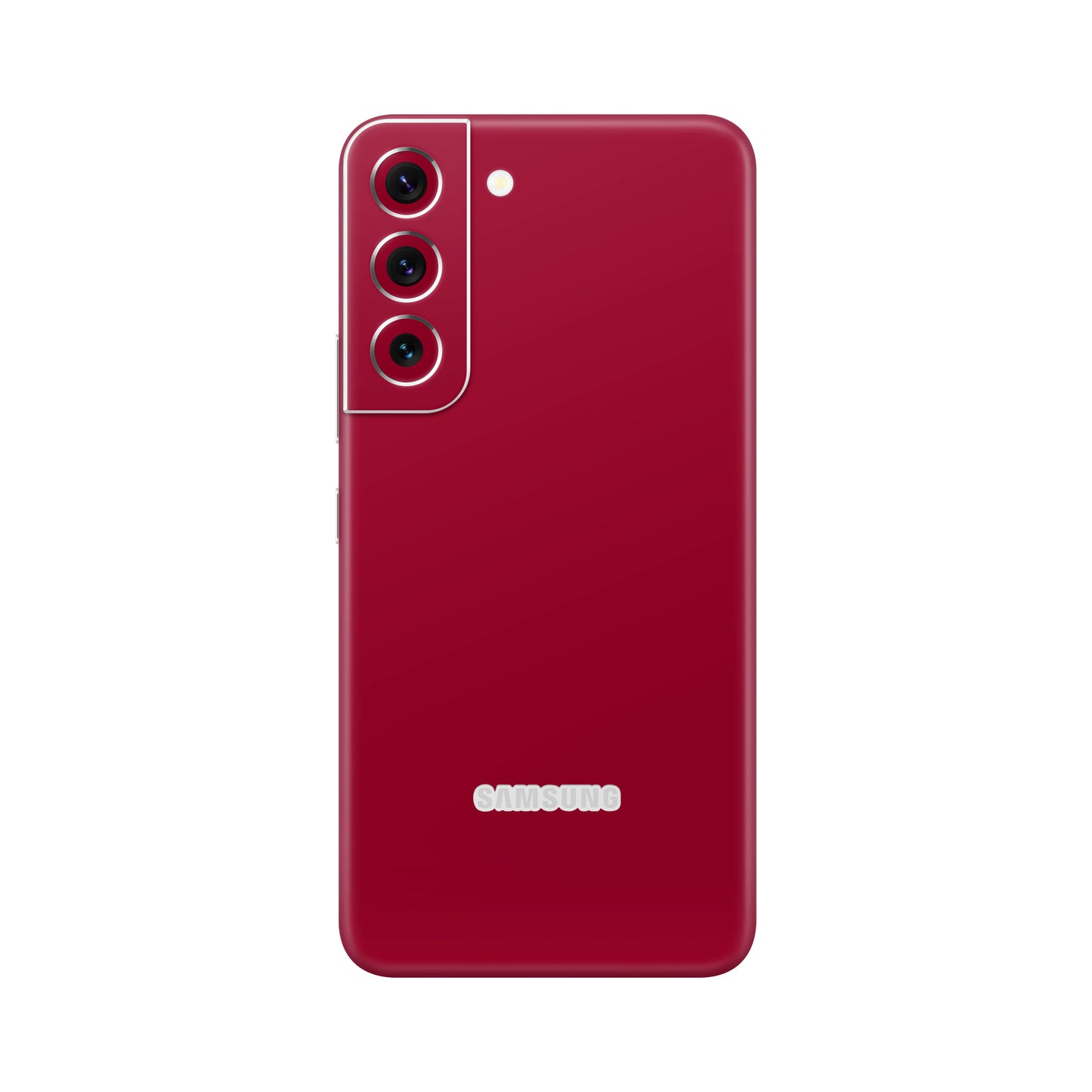 Folie de protectie Samsung Galaxy S21, eSkins Unique, Skin Mat Rosu